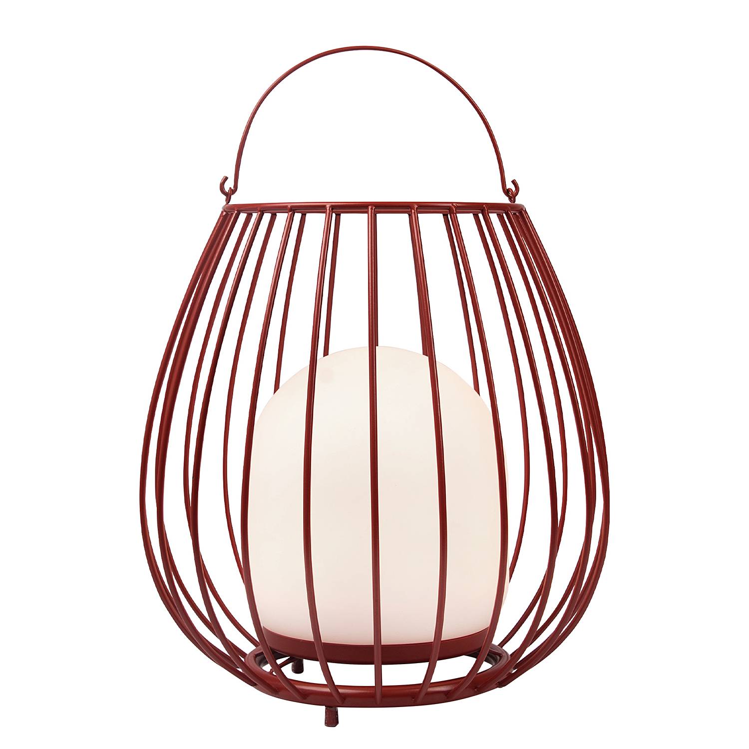 Wegeleuchte Jim To-Go Stahl PVC Rot