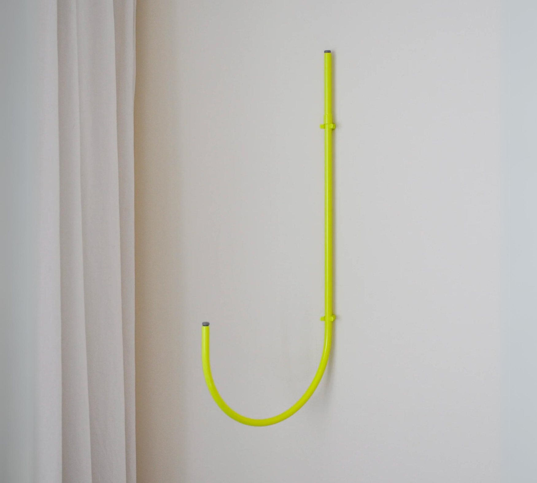 Hanger Arch Wandhaken Stahl Neongelb