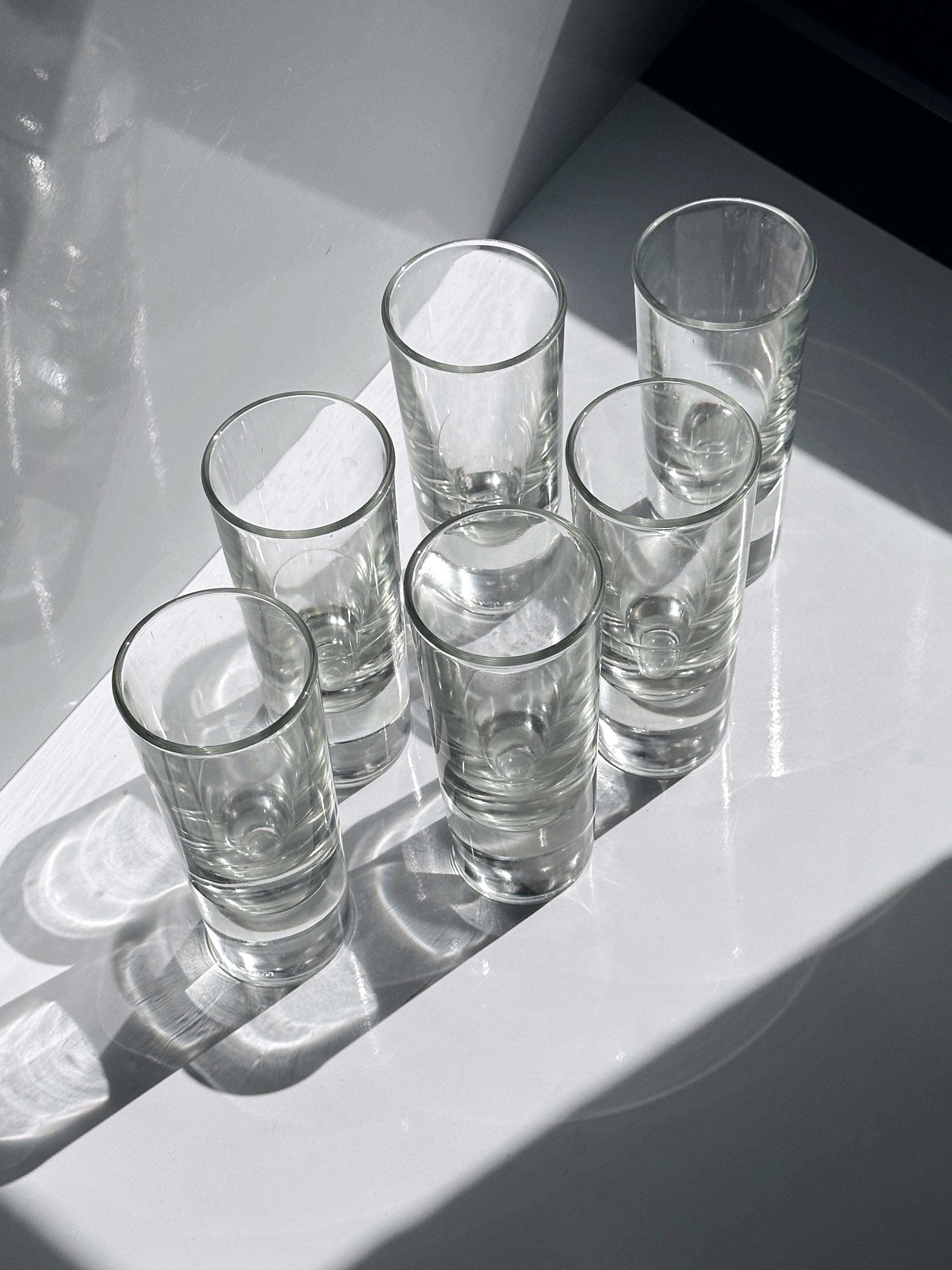 6x Likörglas Kristallglas 1980er Jahre