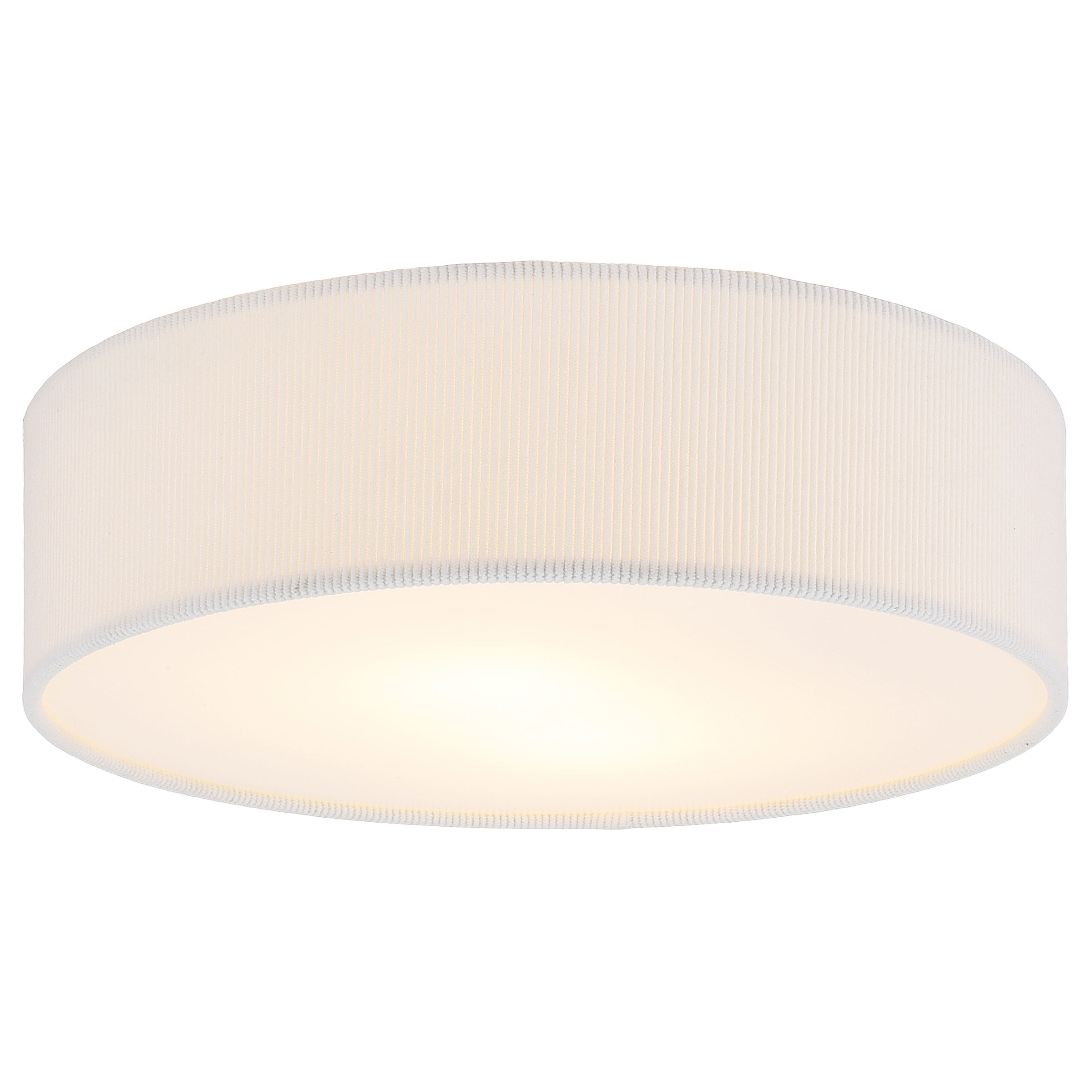 Berby Deckenleuchte 2-flammig Gusseisen Samt Beige 