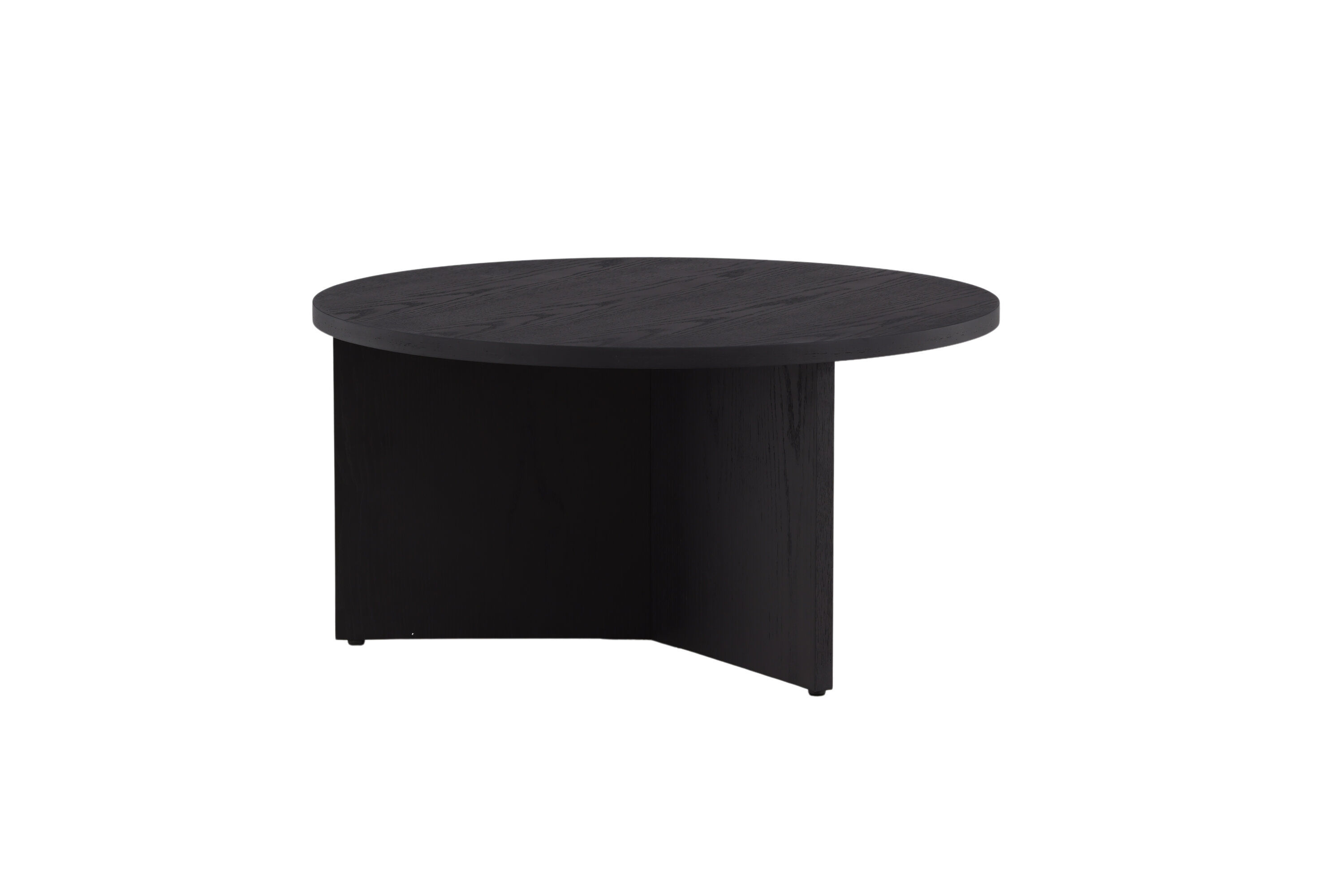 Saltö Sofatisch Holz Schwarz Ø65cm