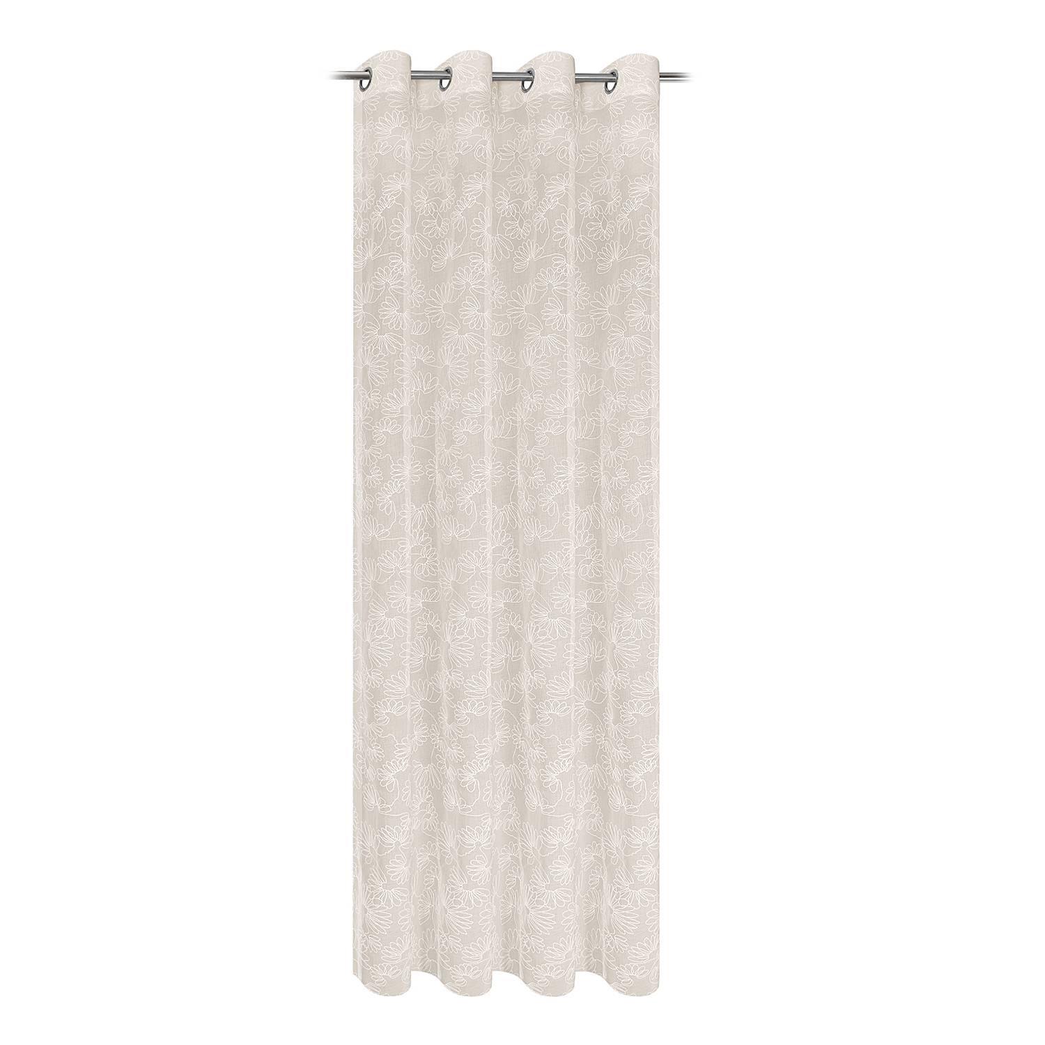 Ösenschal Dumti Polyester Weiß