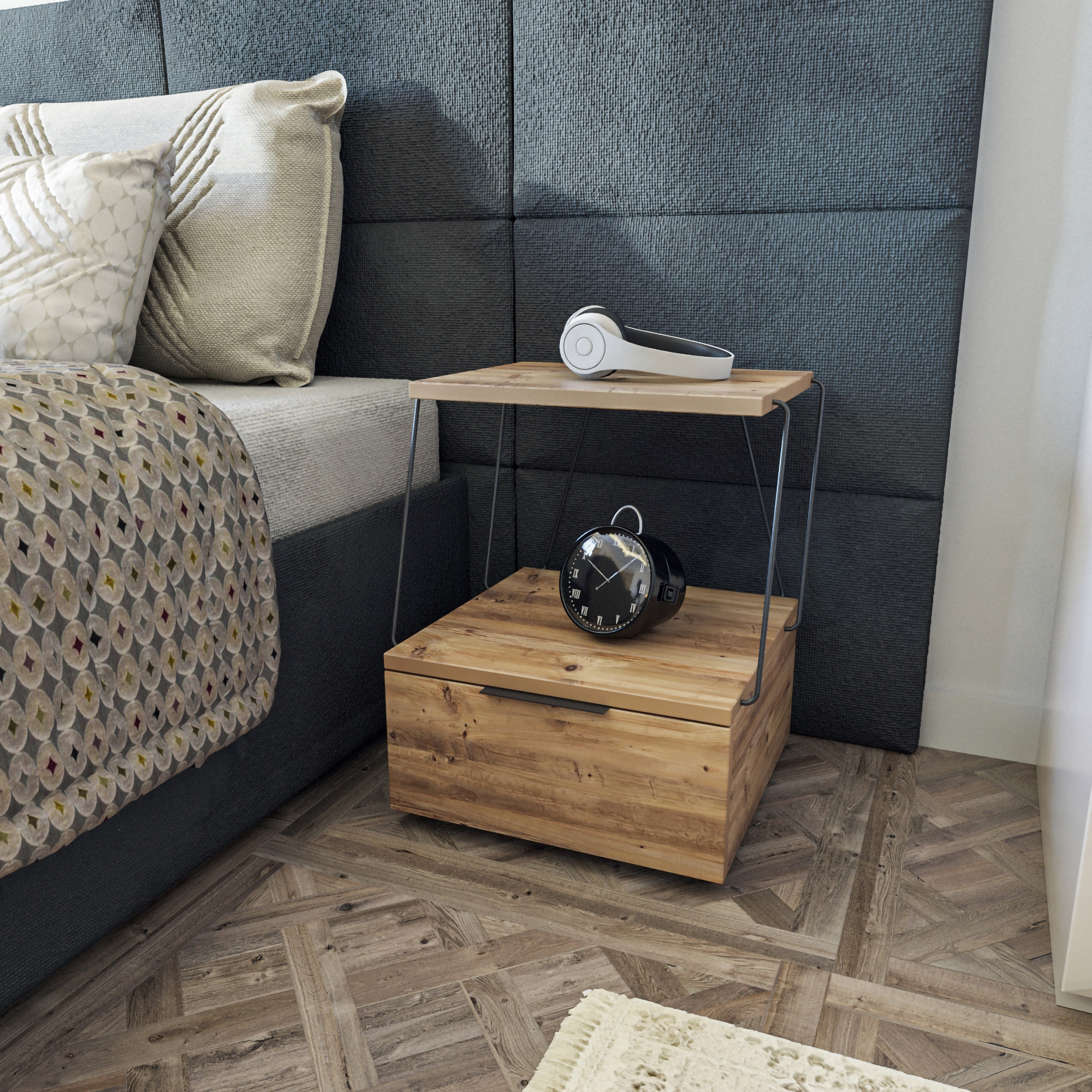 Tekoba Nachttisch Holzfurnier