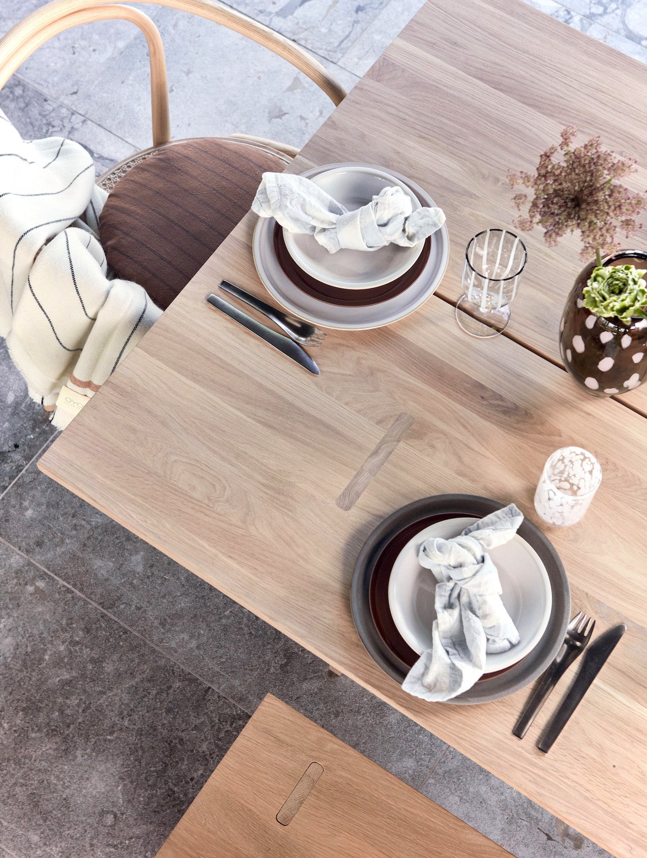 Jali Vase Medium Glas Braun 
