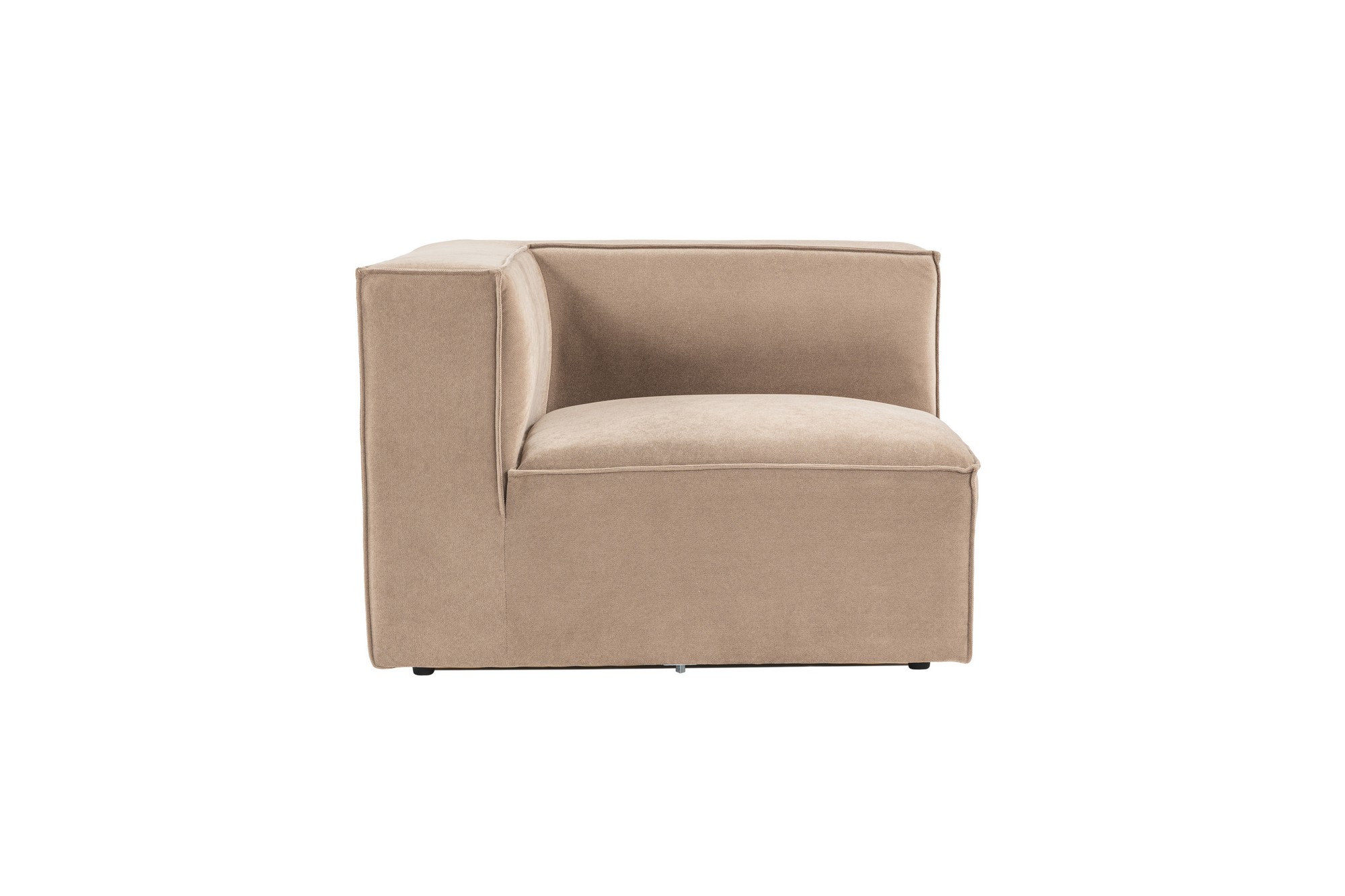 Modulsofa Links 1-Sitzer Leinen Cappuccino