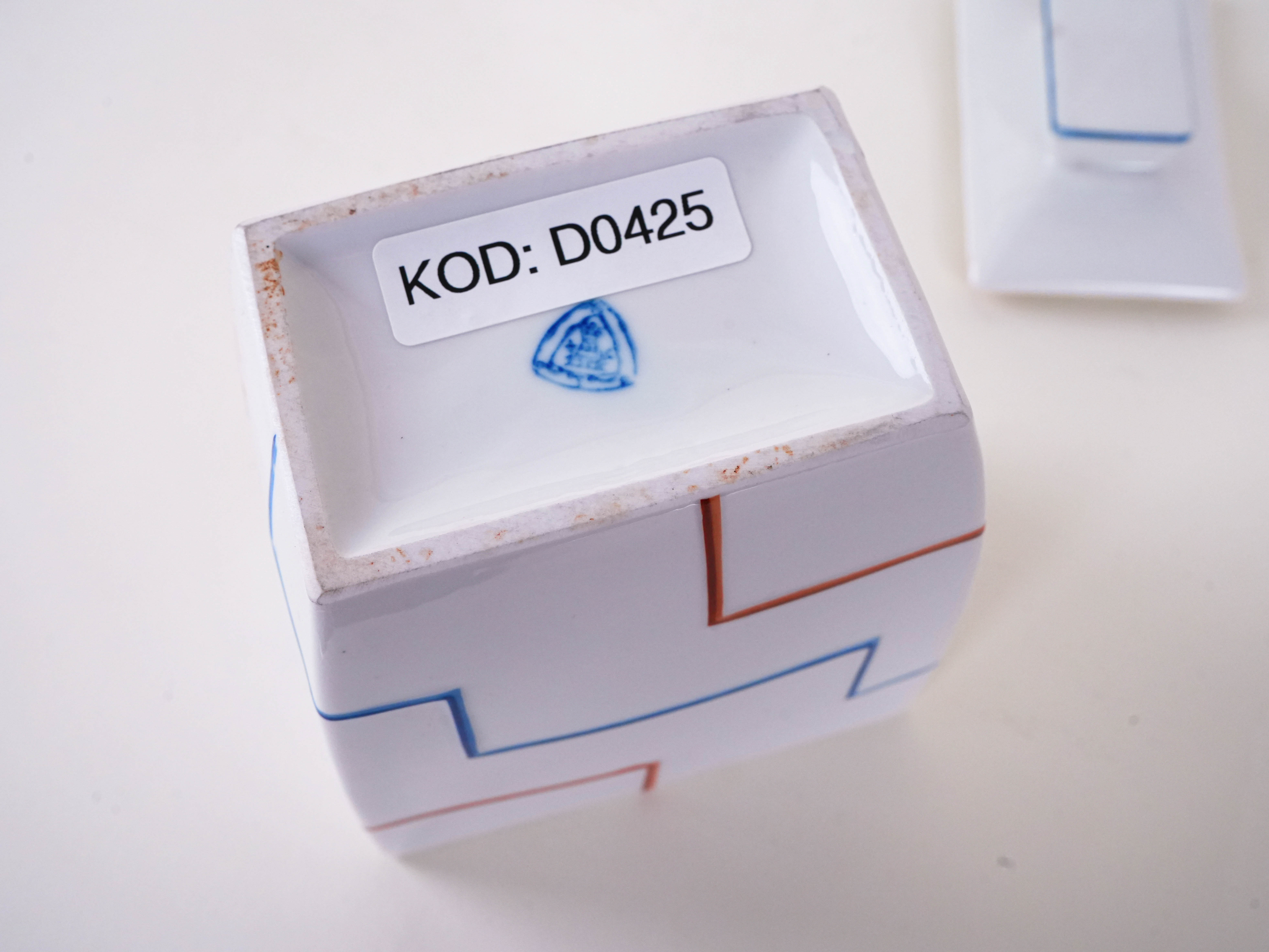 Ceramic vase White 1960s