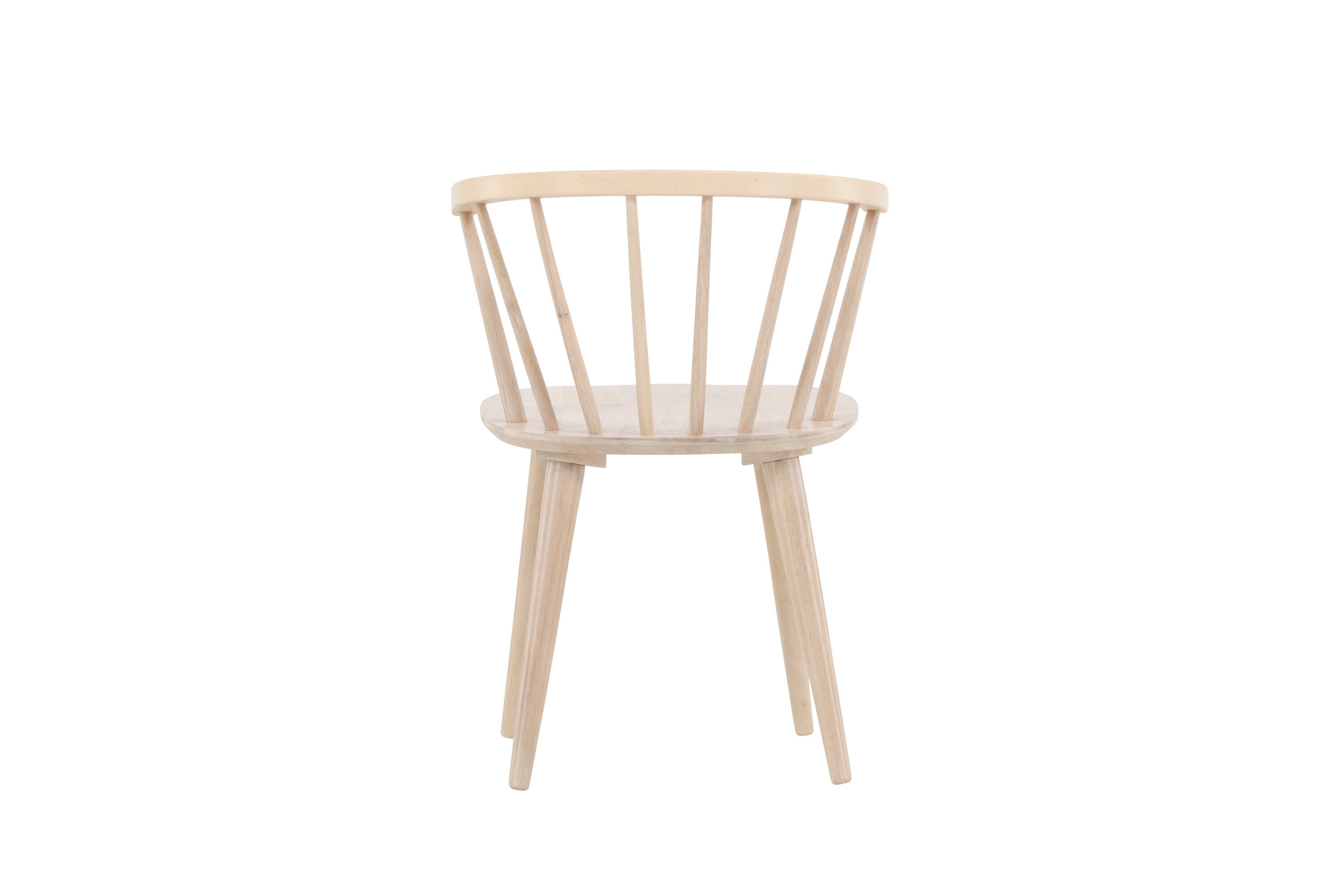 2x Bobby Esszimmerstuhl Kautschukbaum Beige