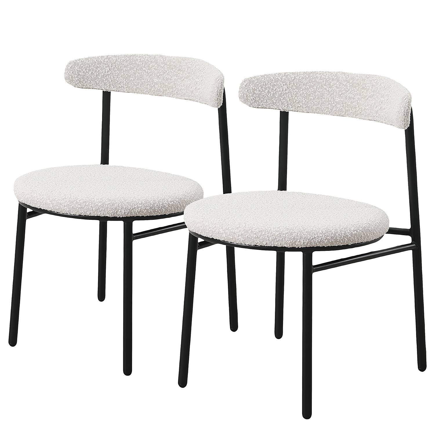 Esszimmerstühle Strator 2er Set Weiß