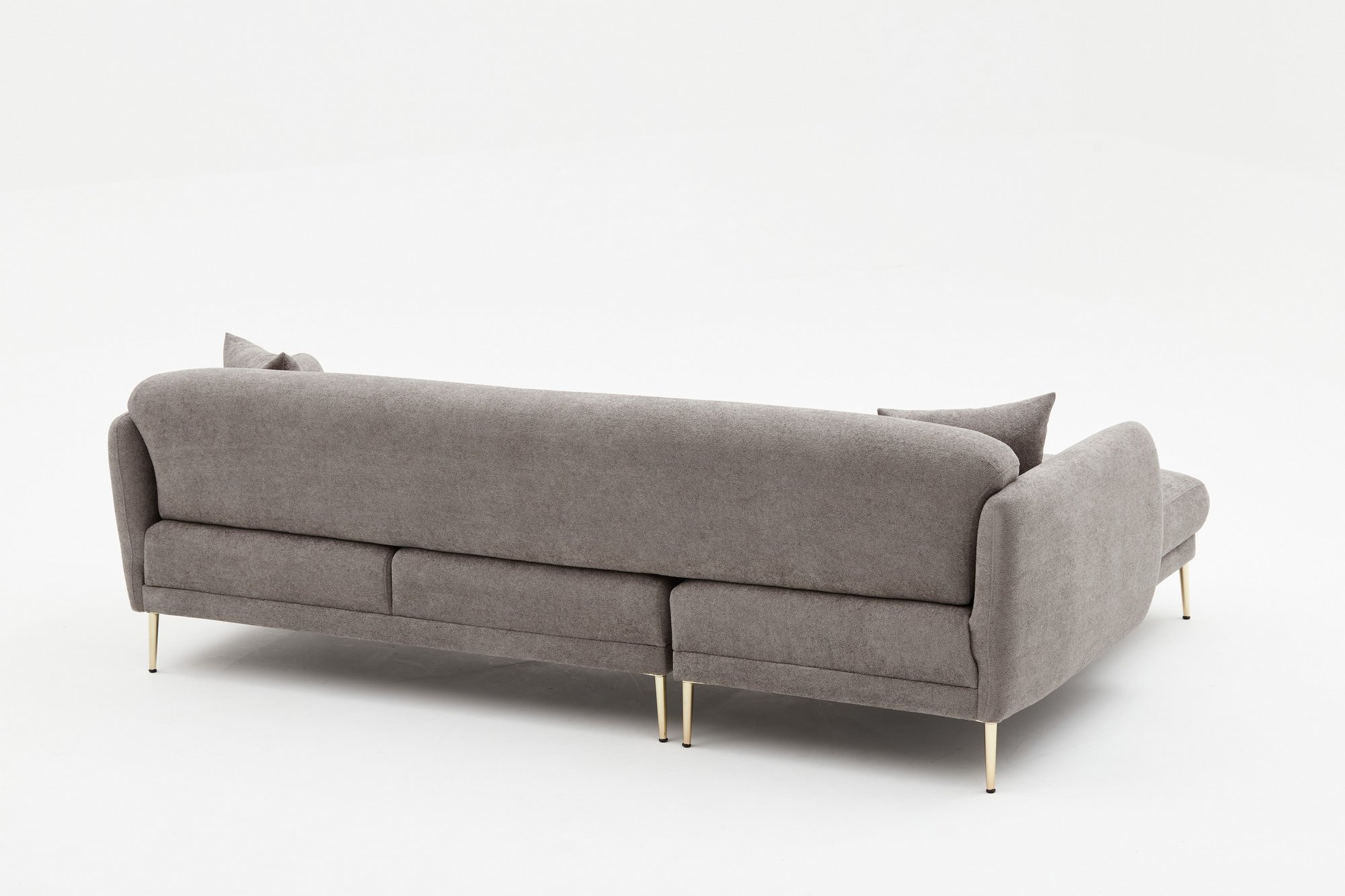 Simena Sofa Récamiere Links Grau