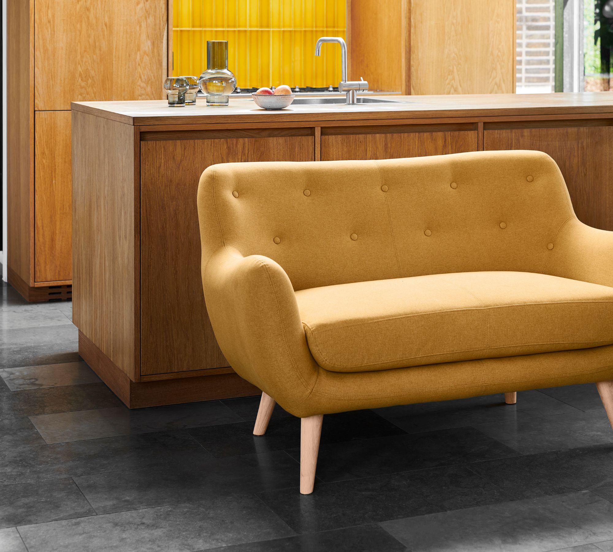 Herman Sofa 2-Sitzer Sunday Curry