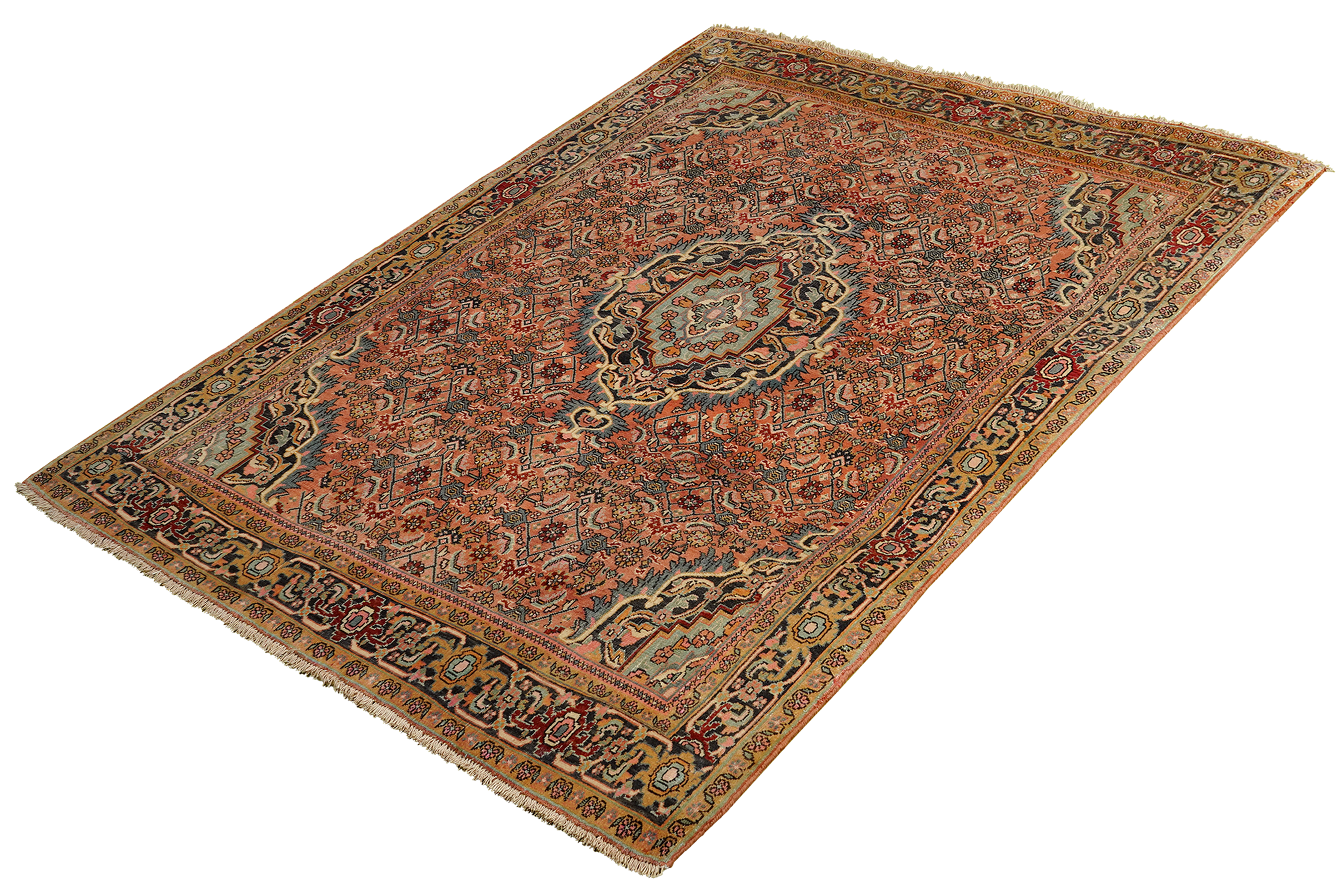 Heritage Teppich Wolle Braun