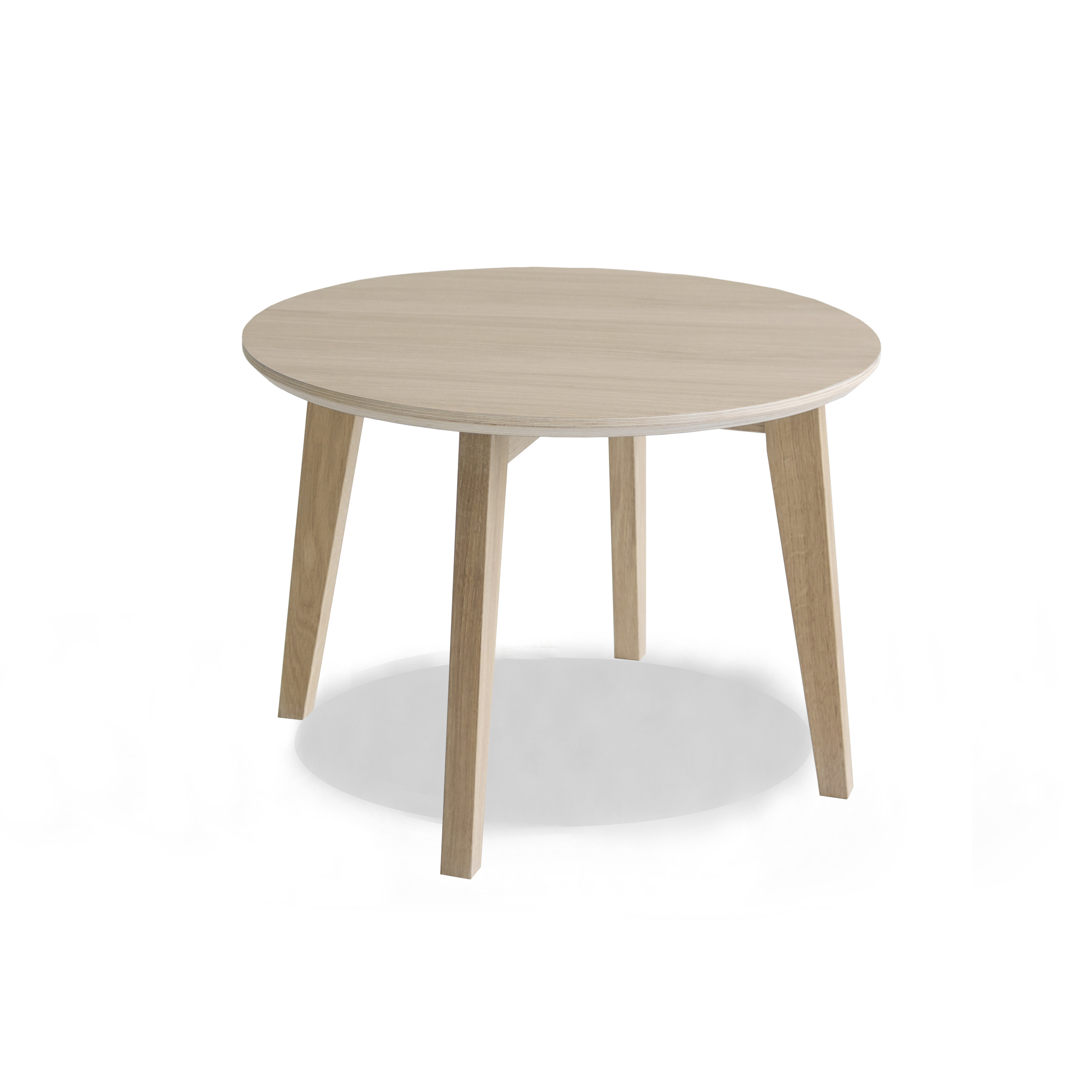 IRIS Coffee Table White Pigmented Oak Veneer