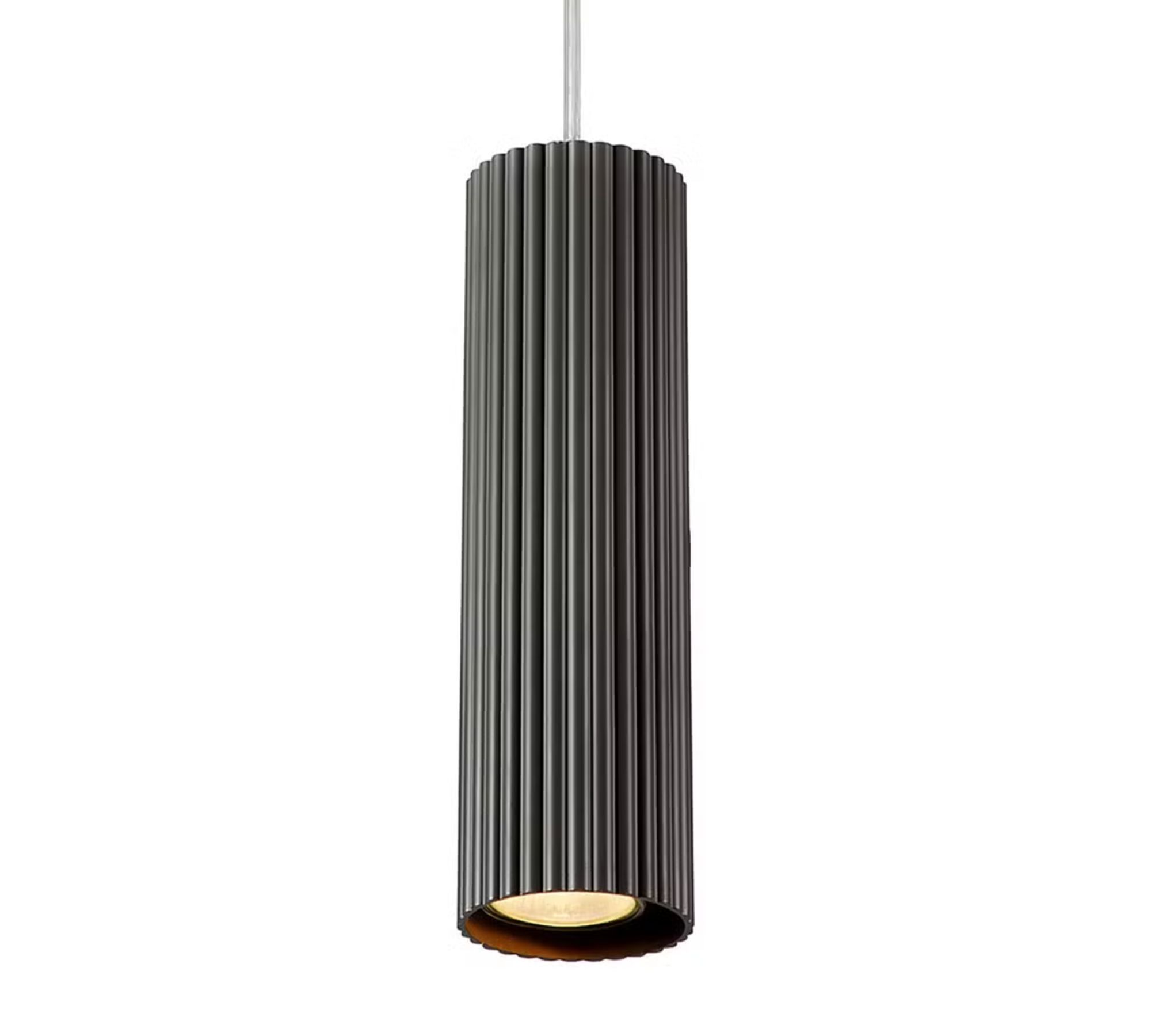 Pendant lamp 1-light Iron Dark Grey