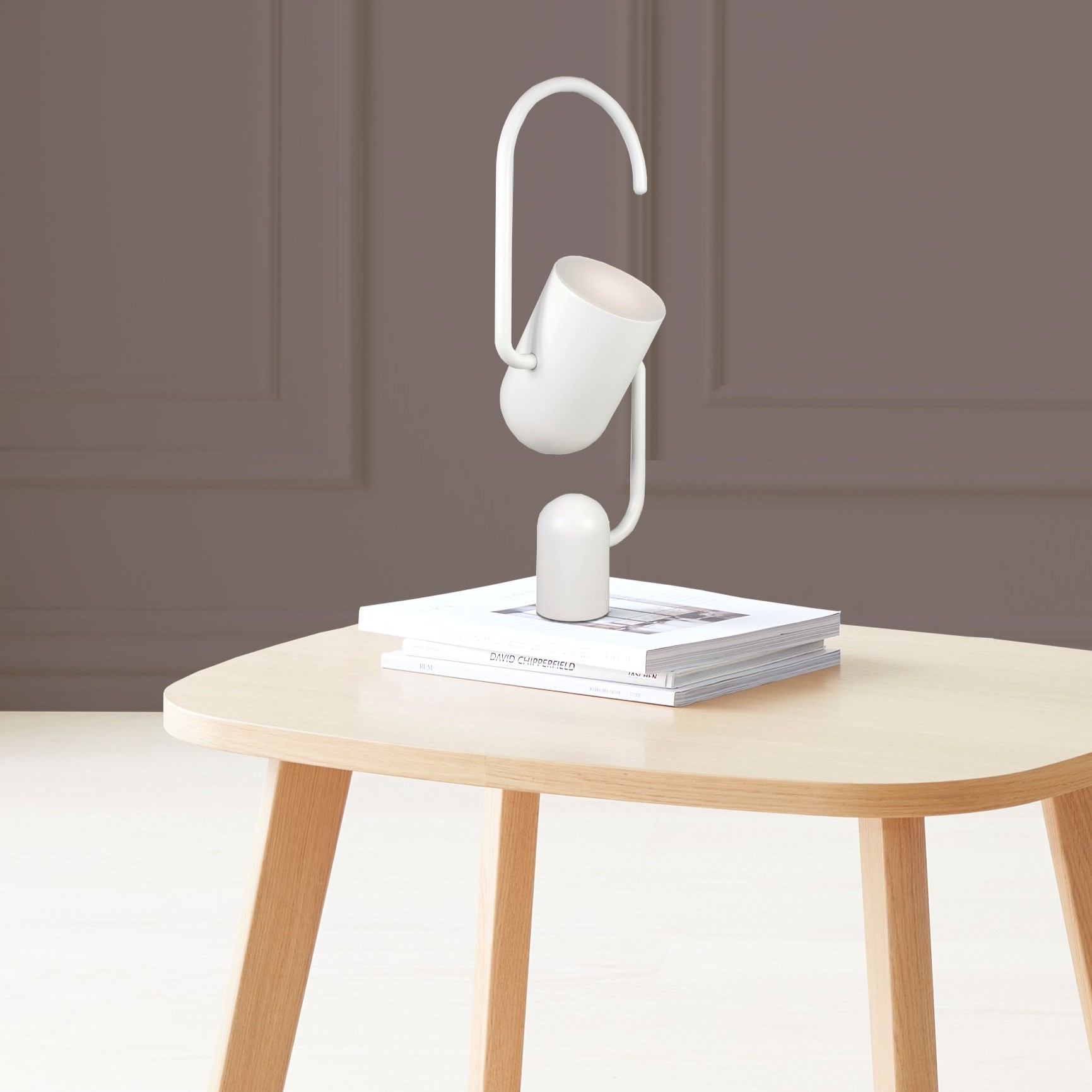 Grab Leuchte Tragbar mit Mini-USB-Anschluss Weiß