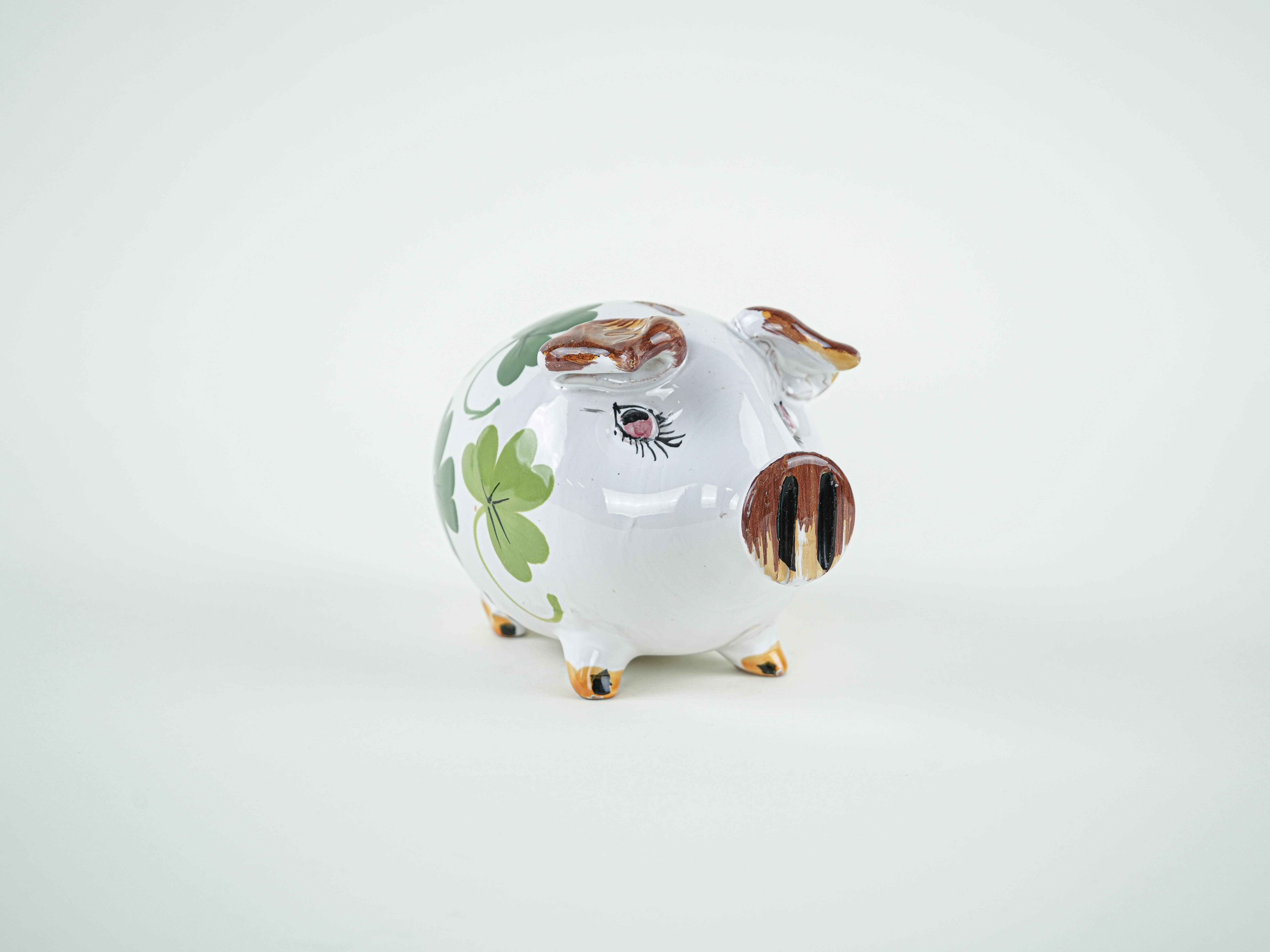 Keramik-Sparschwein 1970er Jahre