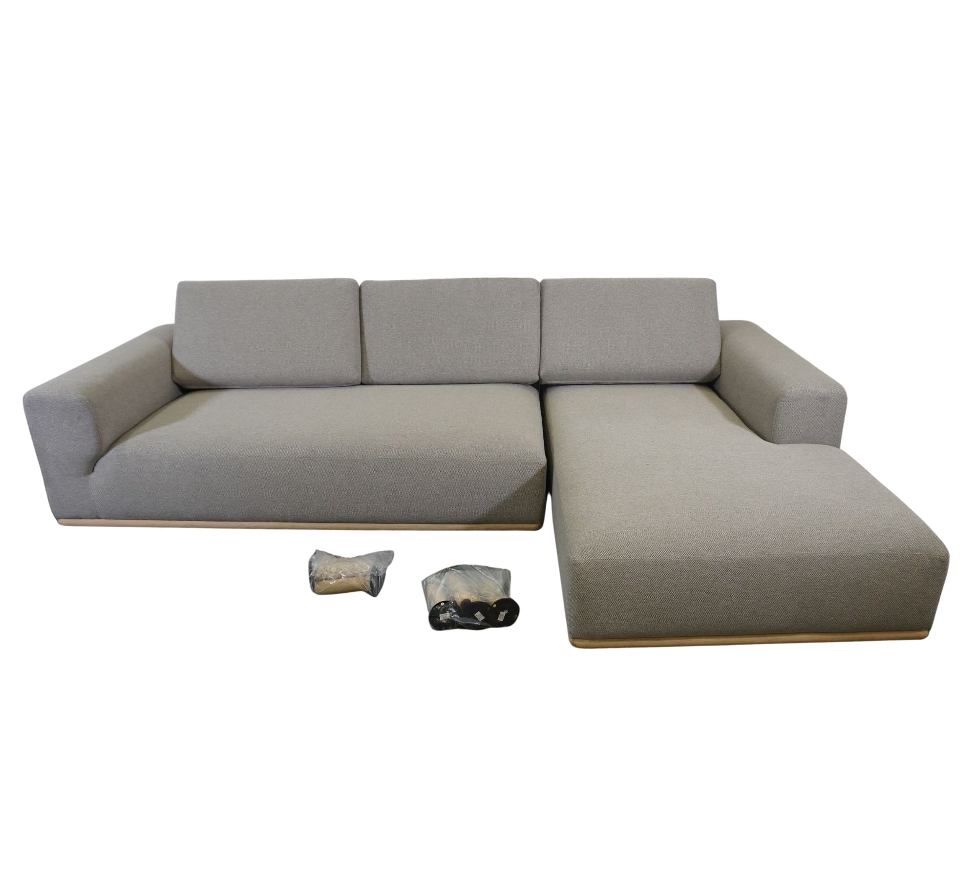 Vilmar Sofa mit Récamiere Rechts Agnes Brown