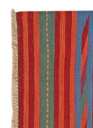 Kelim Gashgai Carpet Wool Multicolored