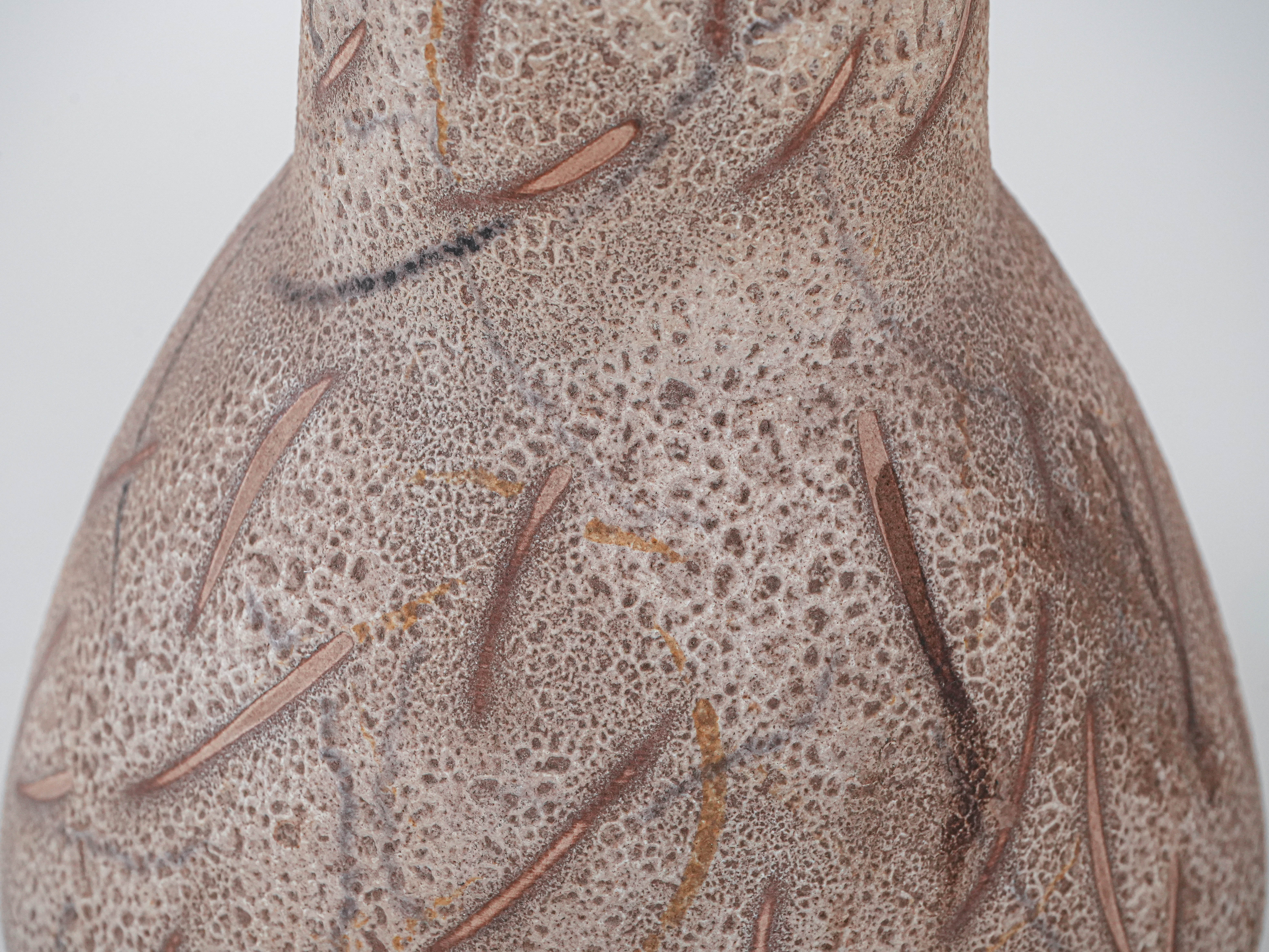 Keramik-Boho-Vase 1960er Jahre