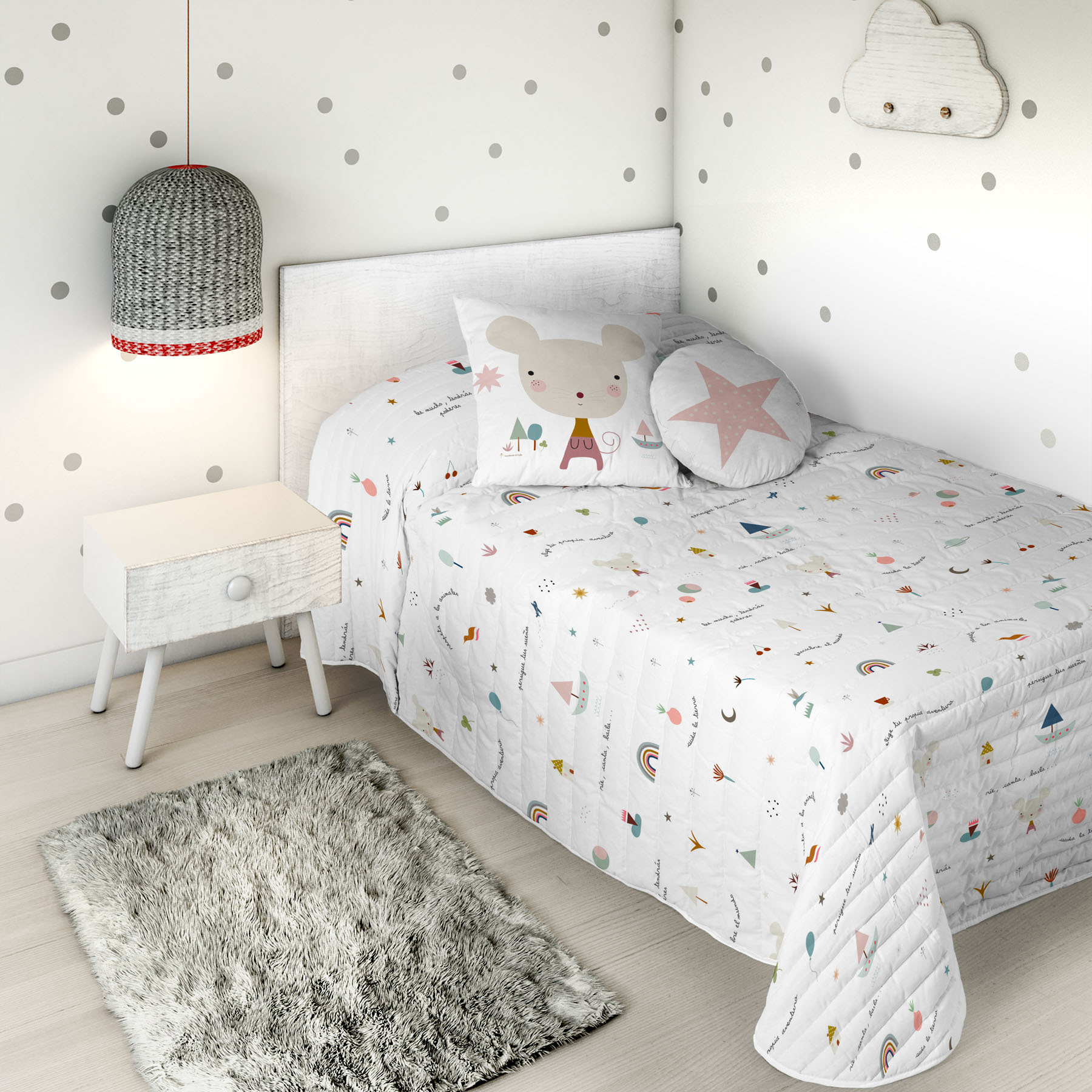 Boutique Steppdecke  Bettbreite 90cm 100% Baumwolle