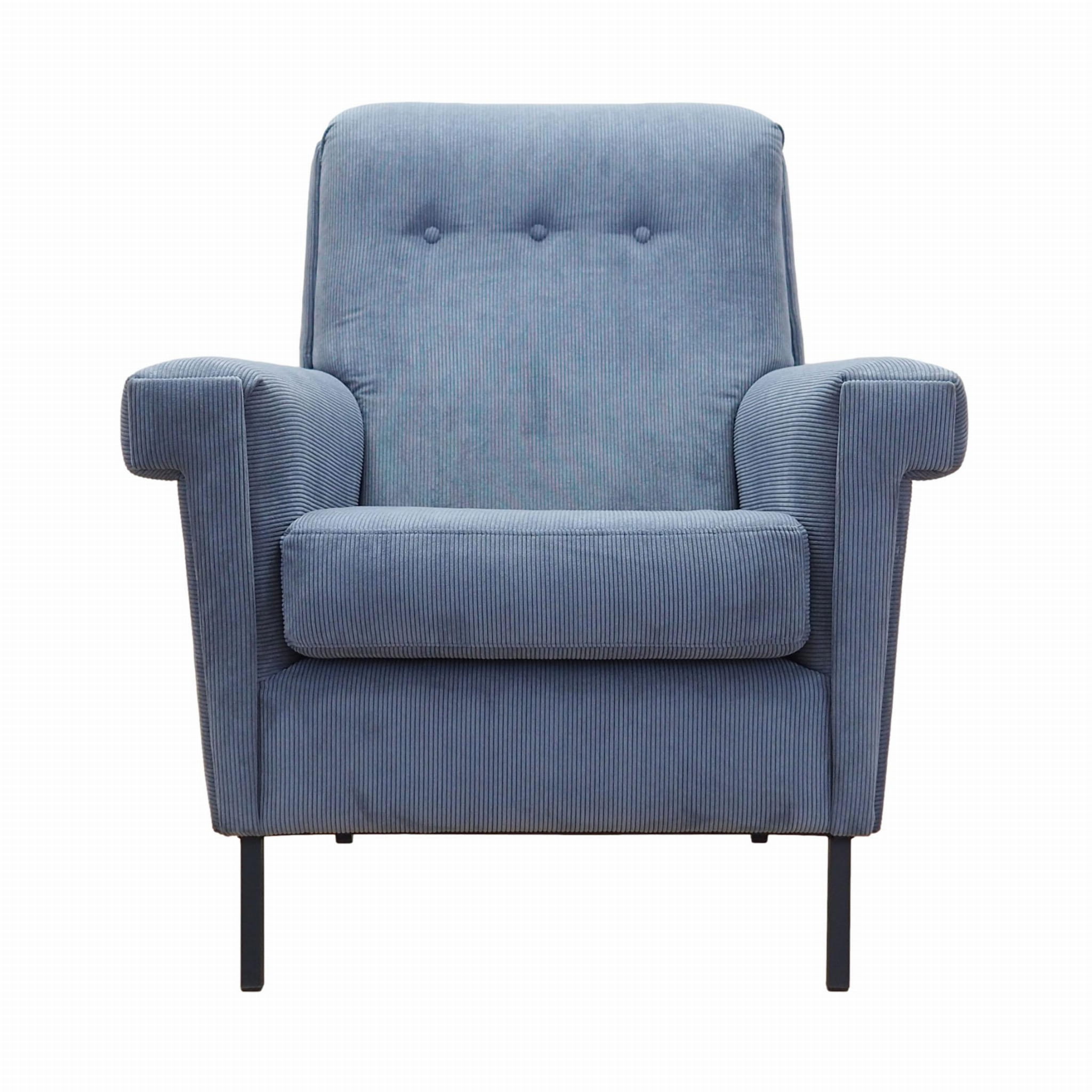 Armlehnsessel Blau 1970er Jahre