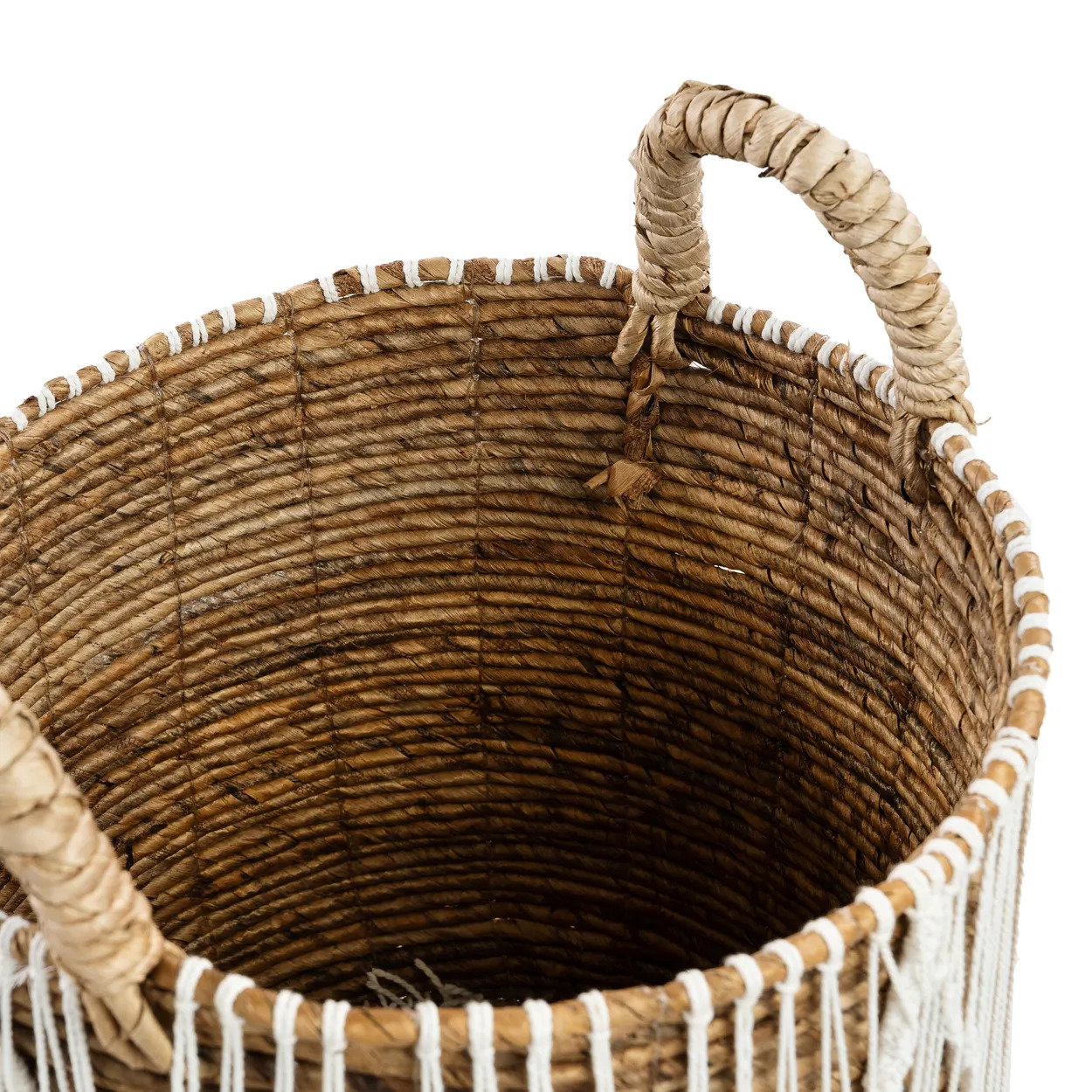 Straight Stitched Basket Macramé