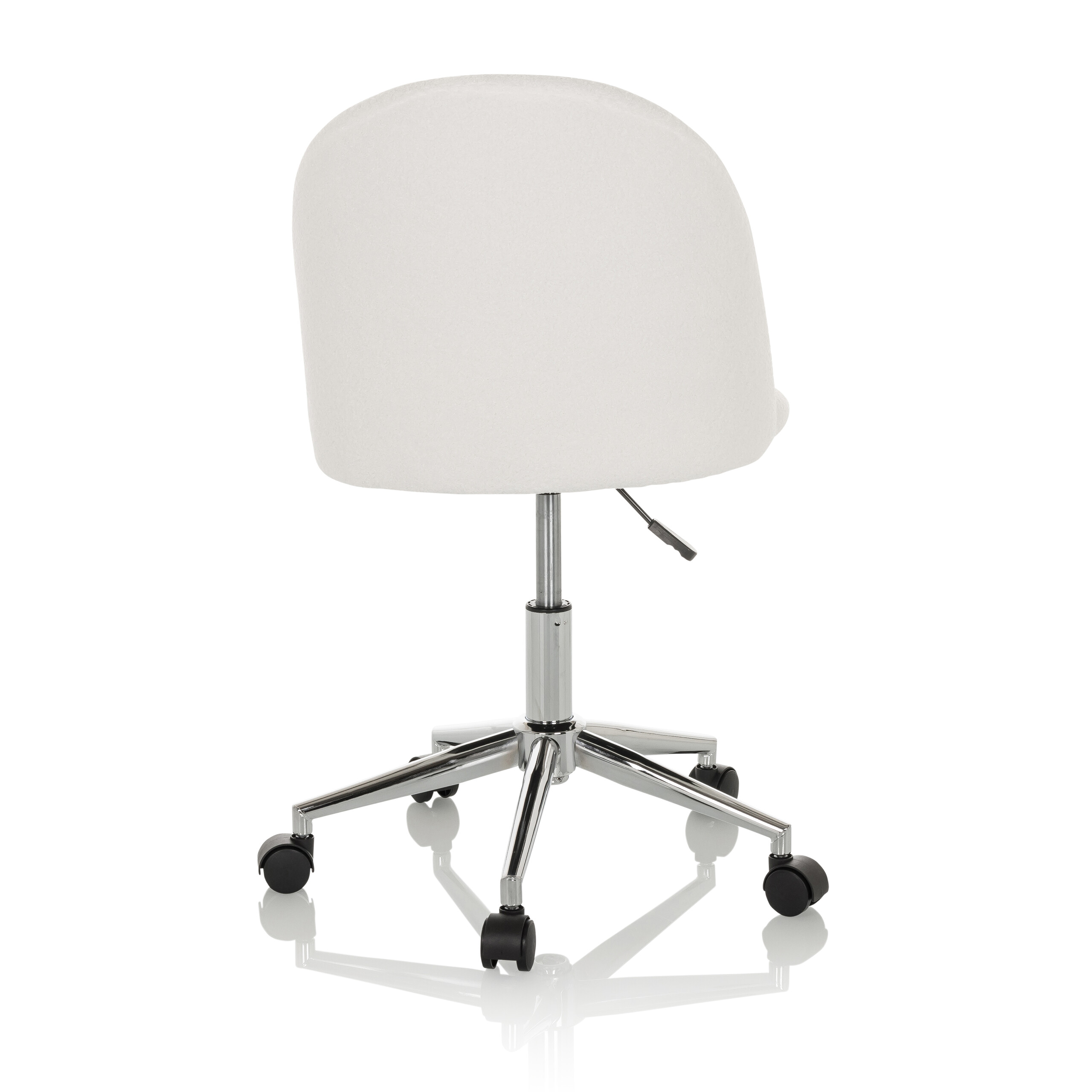 SOLAO TED Bürostuhl Bouclé Weiß