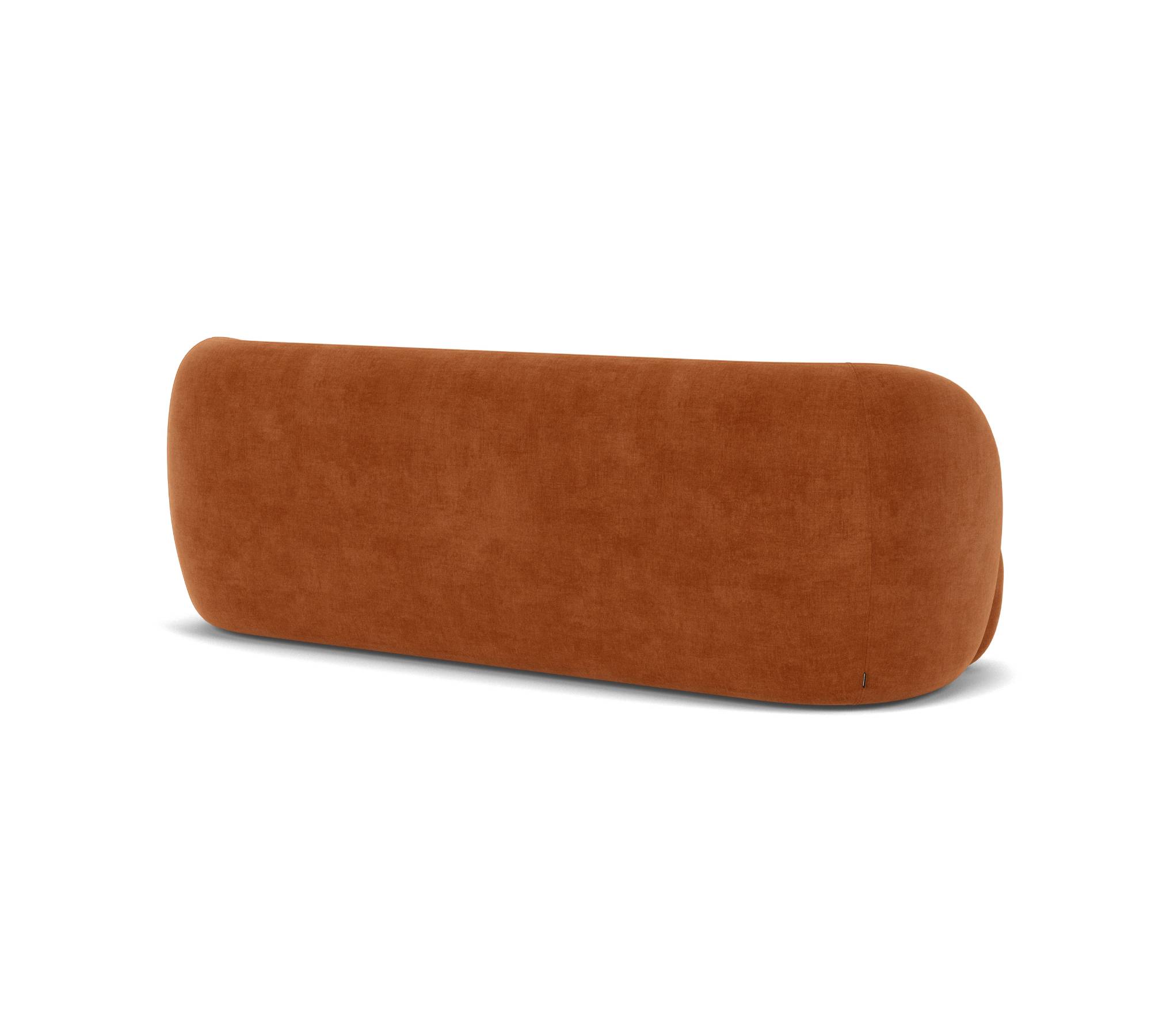 Design-Award-Winning Paula Sofa 3-Sitzer Moss Rust