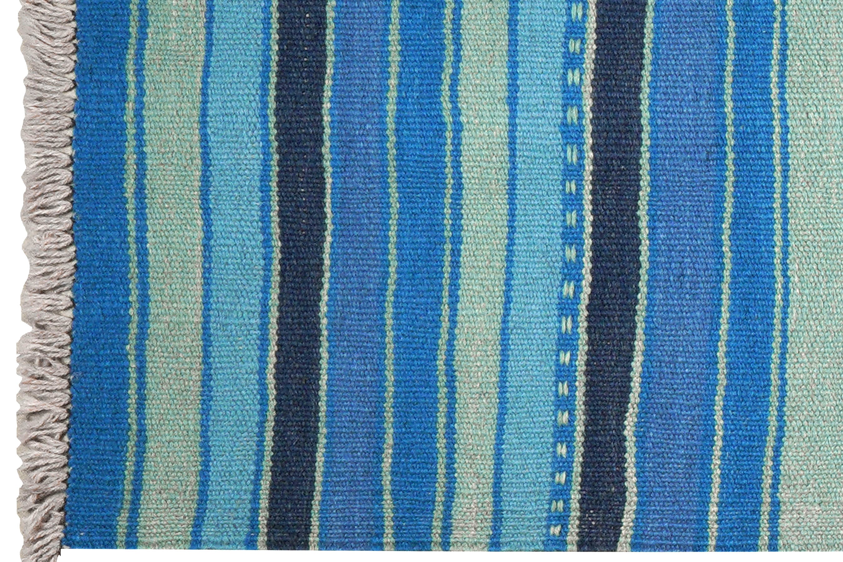 Kilim Gashgai Teppich Blau