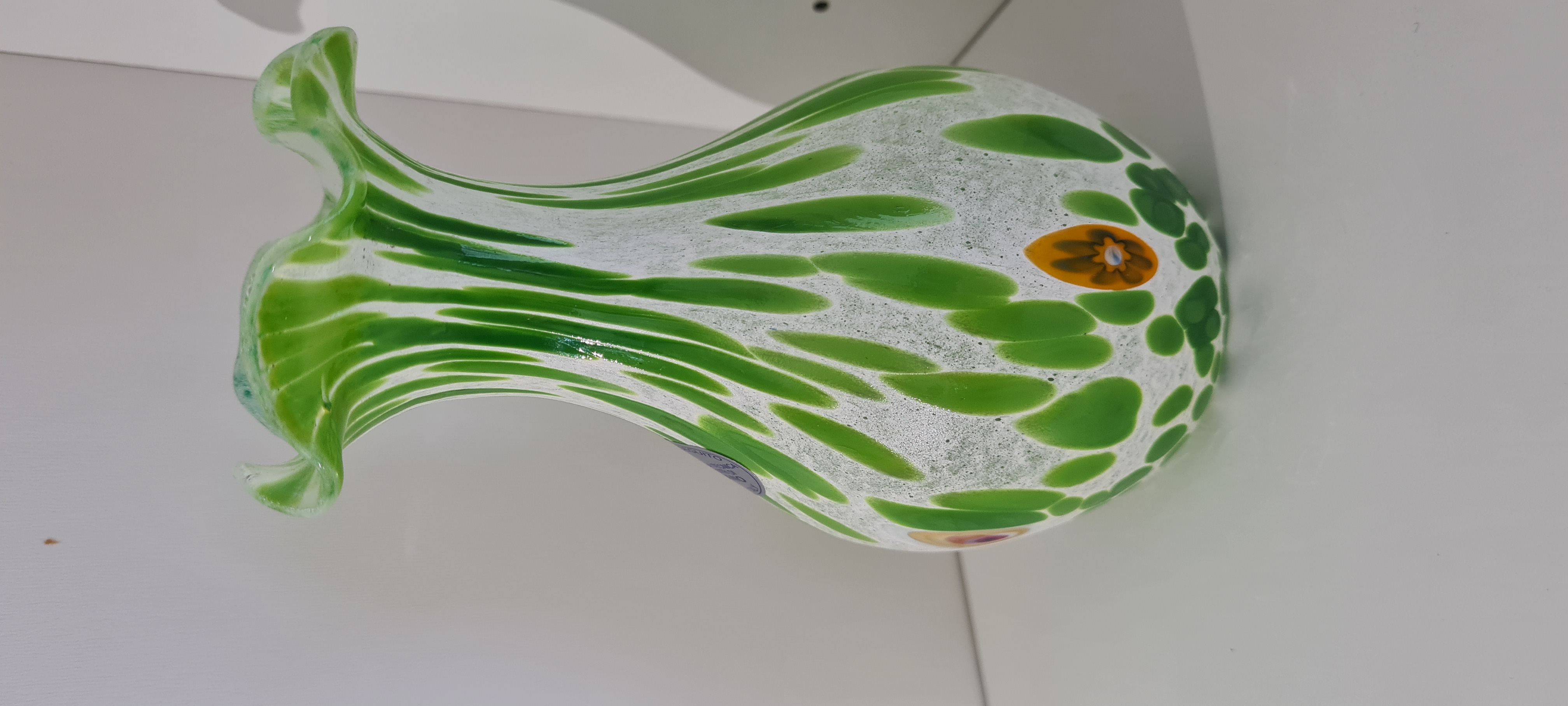 Vase Muranoglas Grün