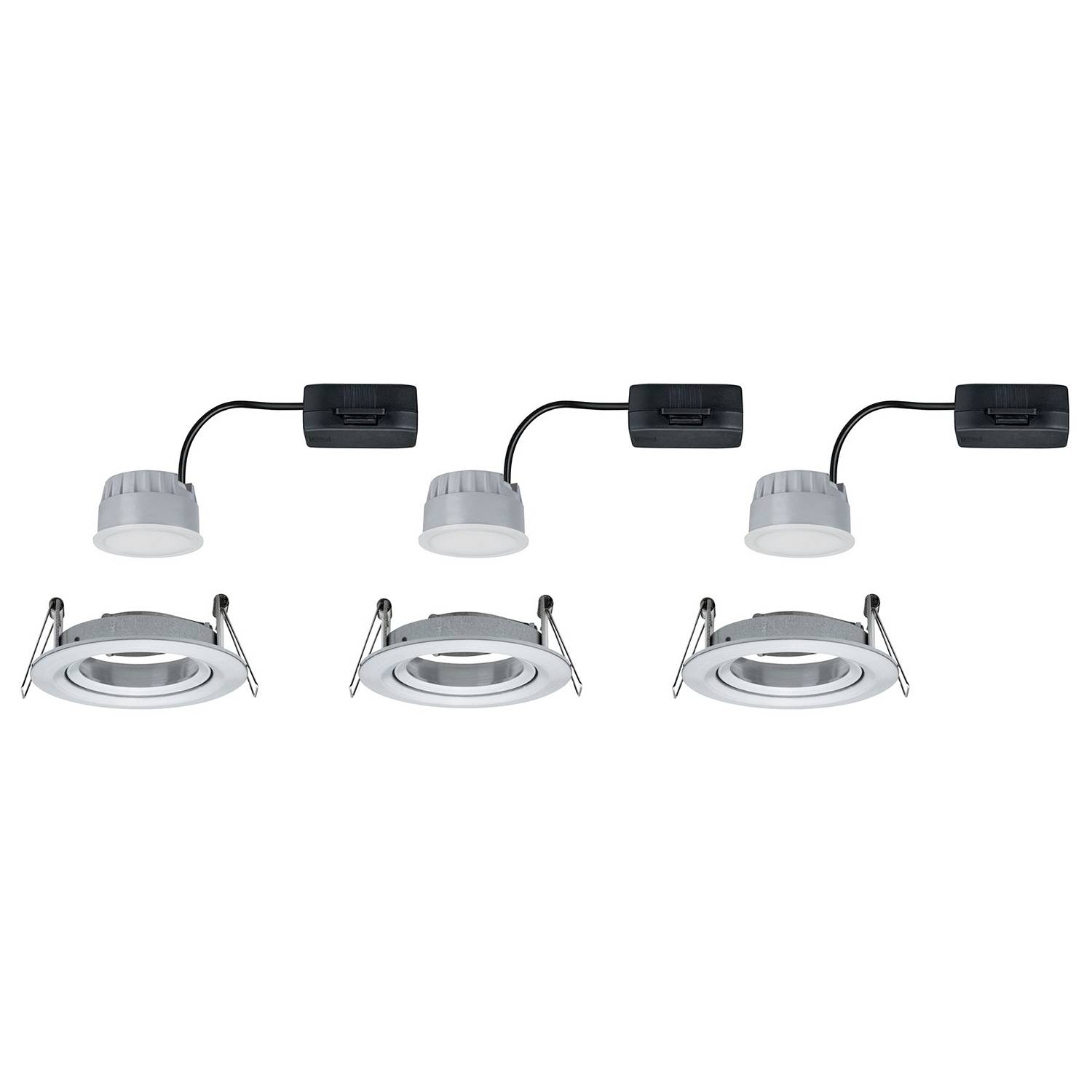 LED-Einbauleuchte Nova VIII Silber