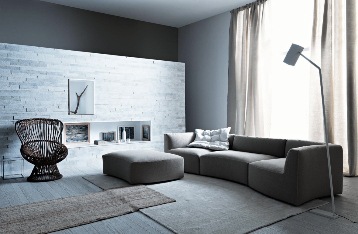 River DX Sofa Textile Grey