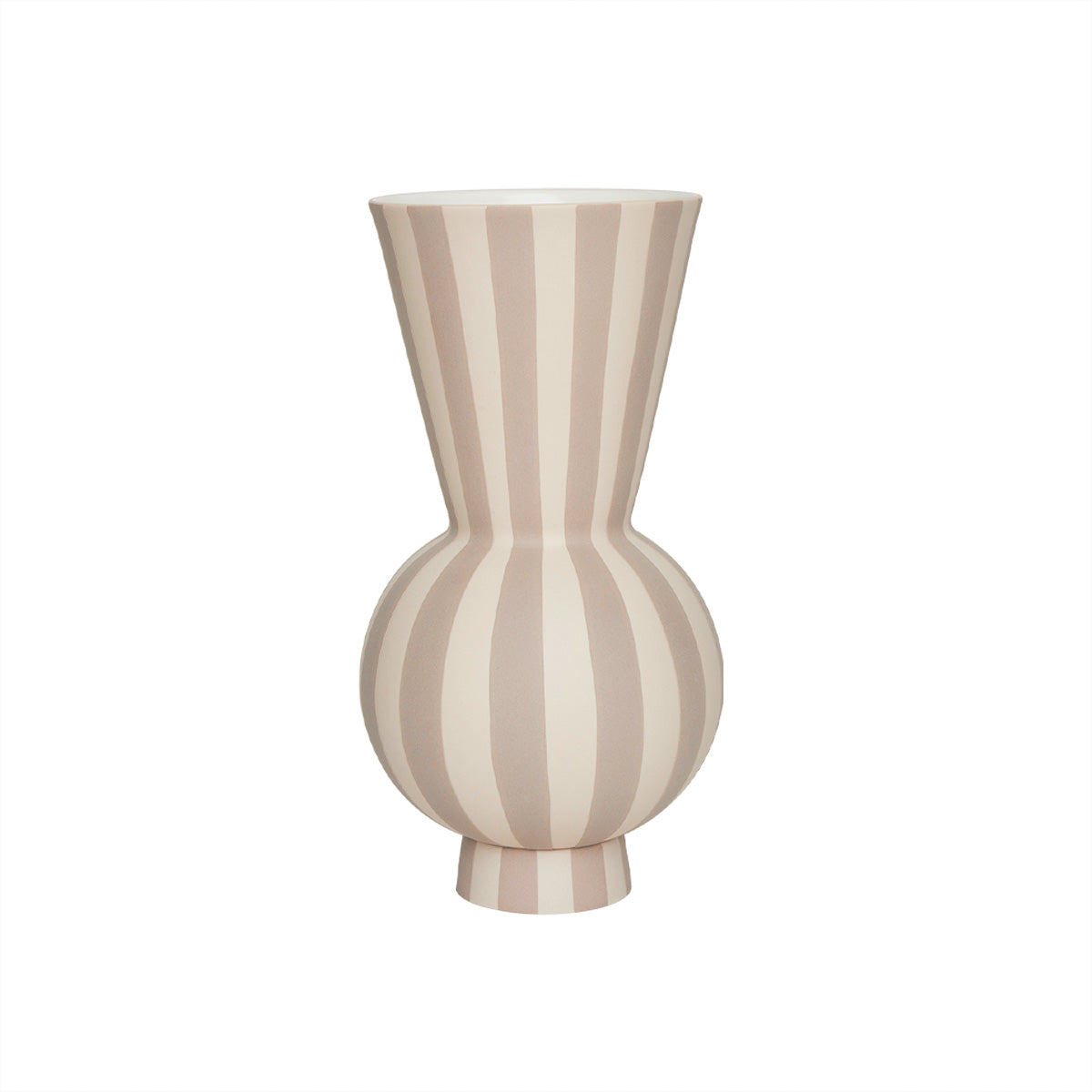 Toppu Vase Keramik Creme