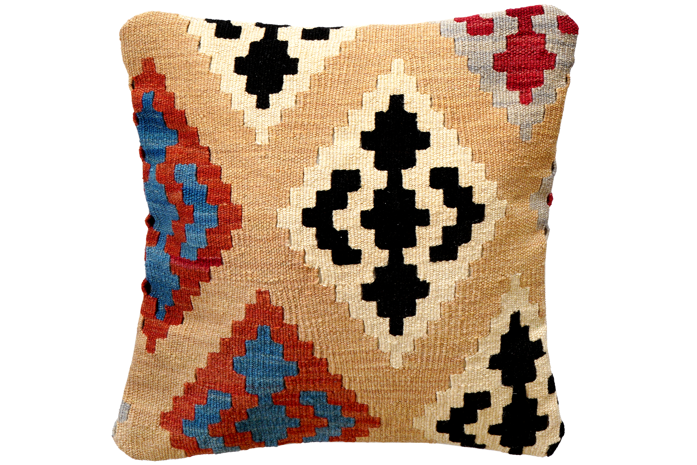 Kilim Kissenbezug Mehrfarbig