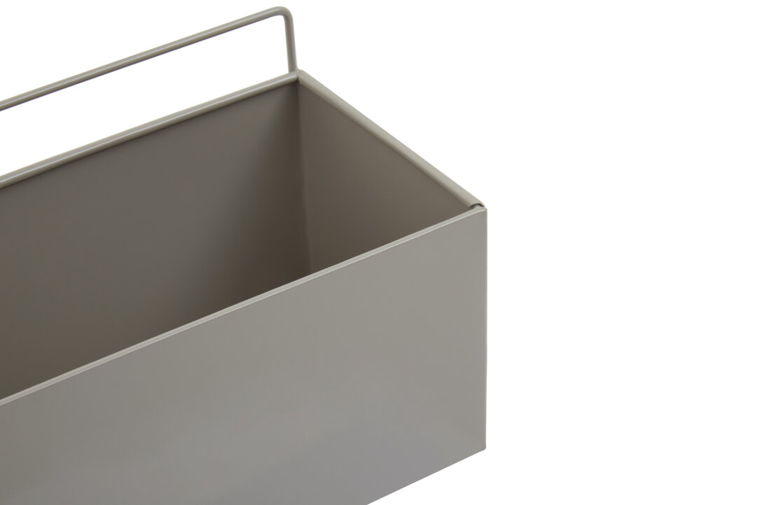 Ascher Wand-Pflanzkasten Grau