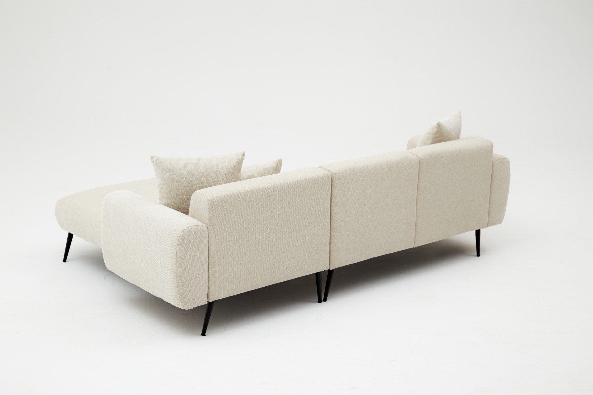 Side Sofa Chaise Lounge Right Cream