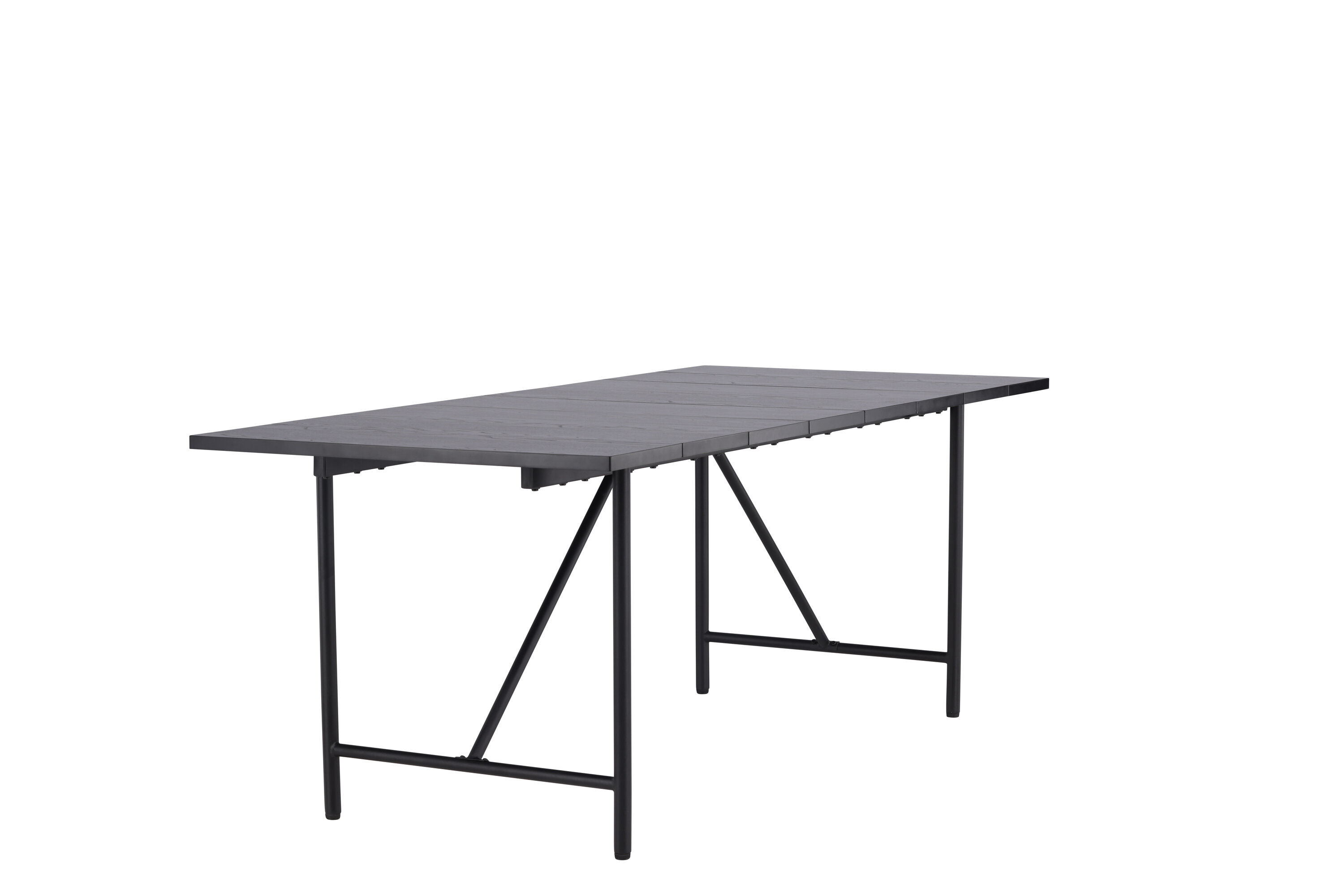 Astrid  Esstisch  MDF Furnier  Mattschwarz  200×75cm