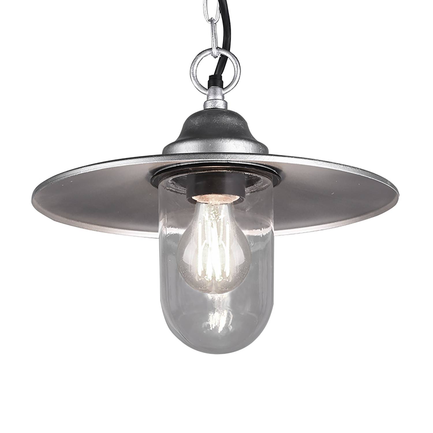 Pendelleuchte Brenta Aluminium 1-flammig Silber