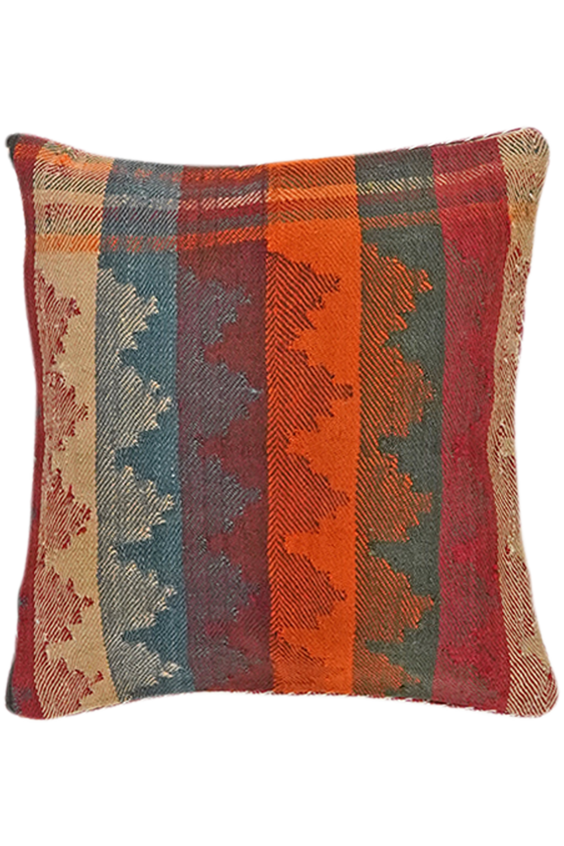 Kilim Kissenbezug Baumwolle Mehrfarbig