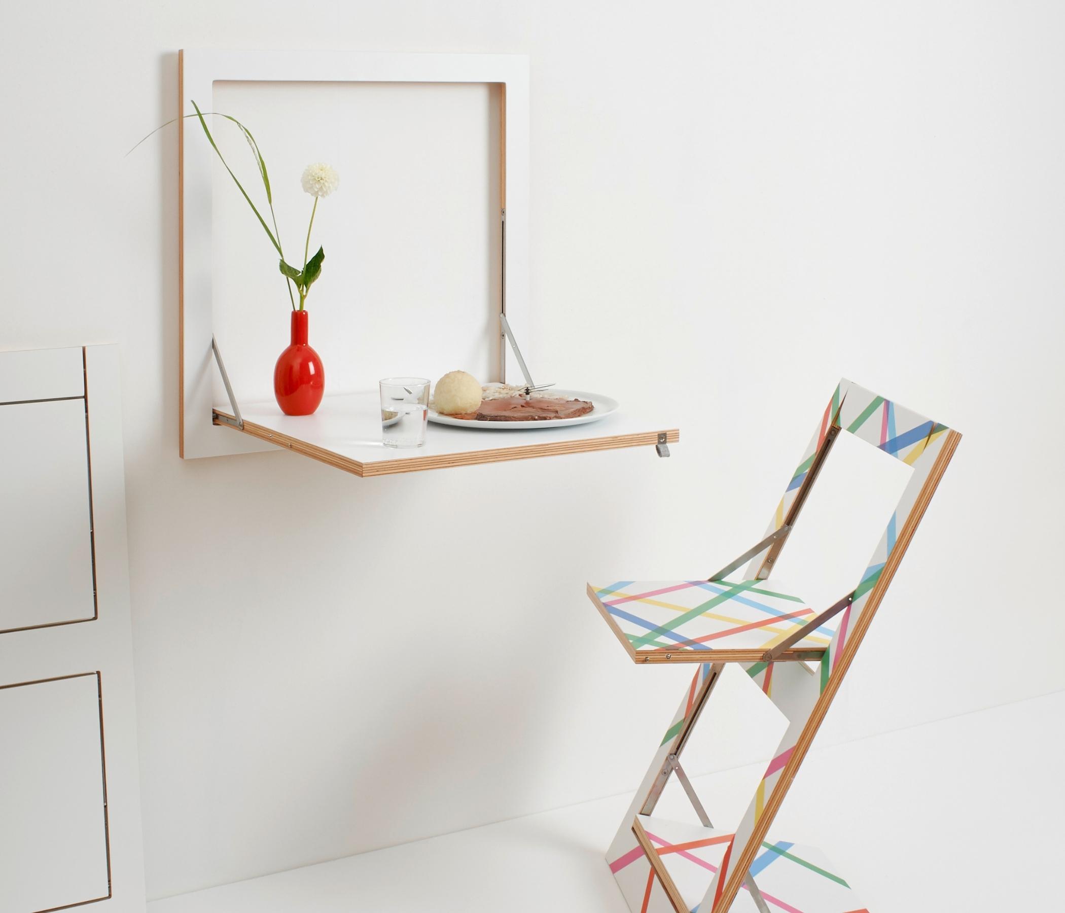 Fläpps Kitchen Table Wood White 60 x 60 cm