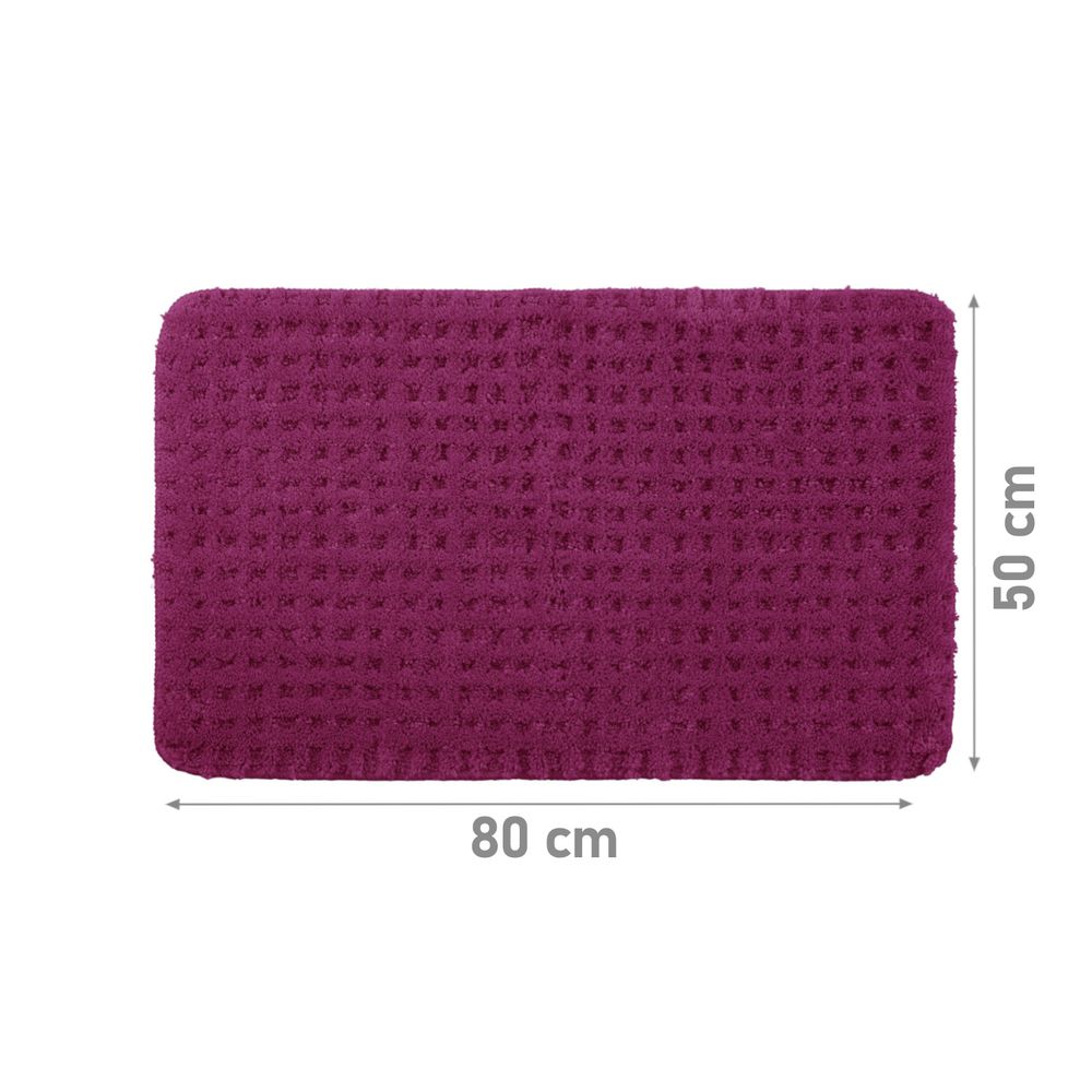 Microfaser Badematte Berry 50 x 80 cm