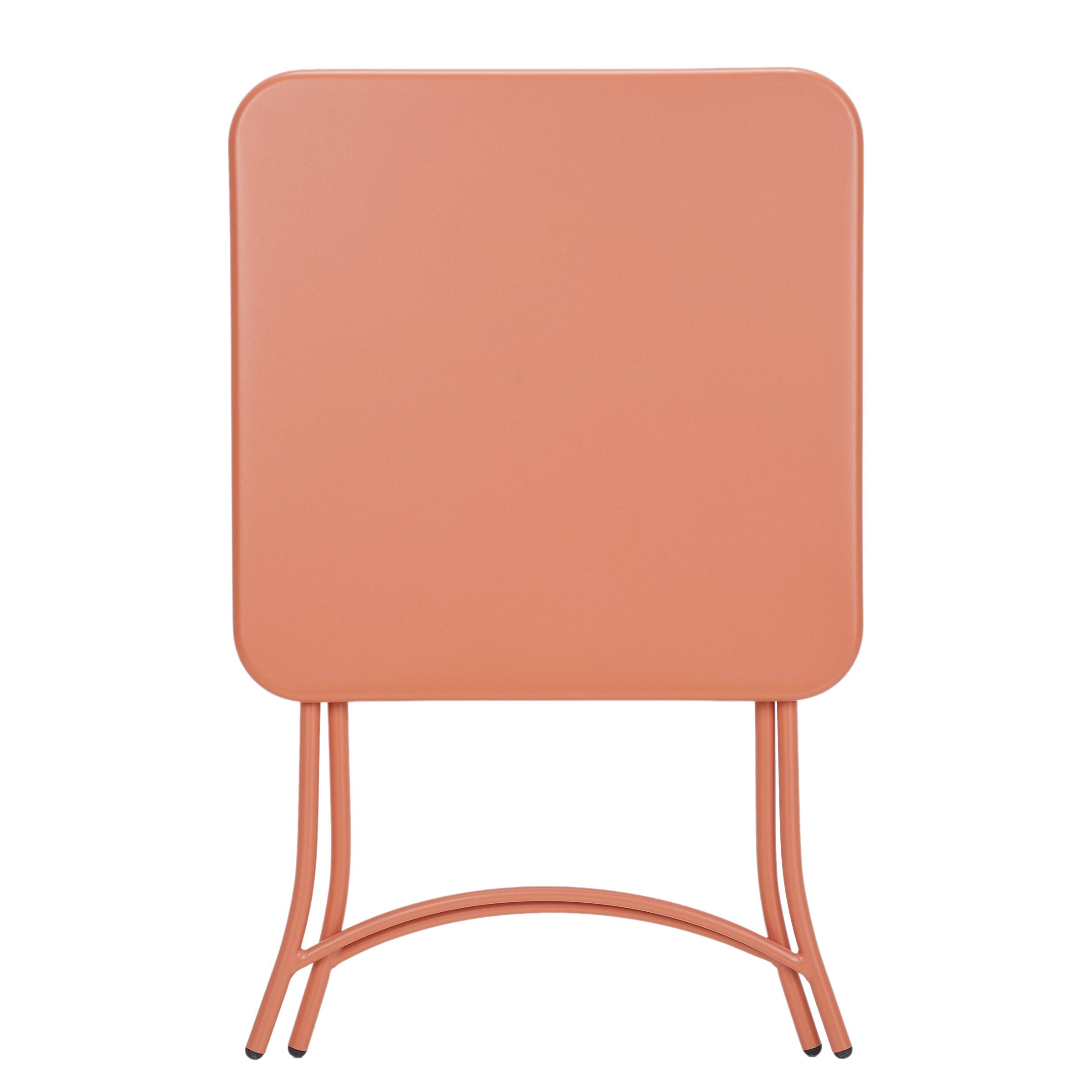 Folding table URBAN ONE steel orange red