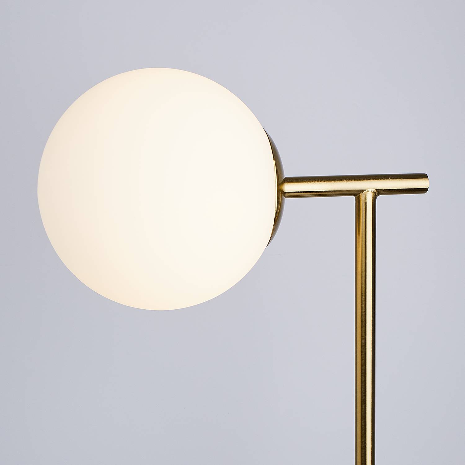 LUNA Tischleuchte Metall Marmor 1-flammig