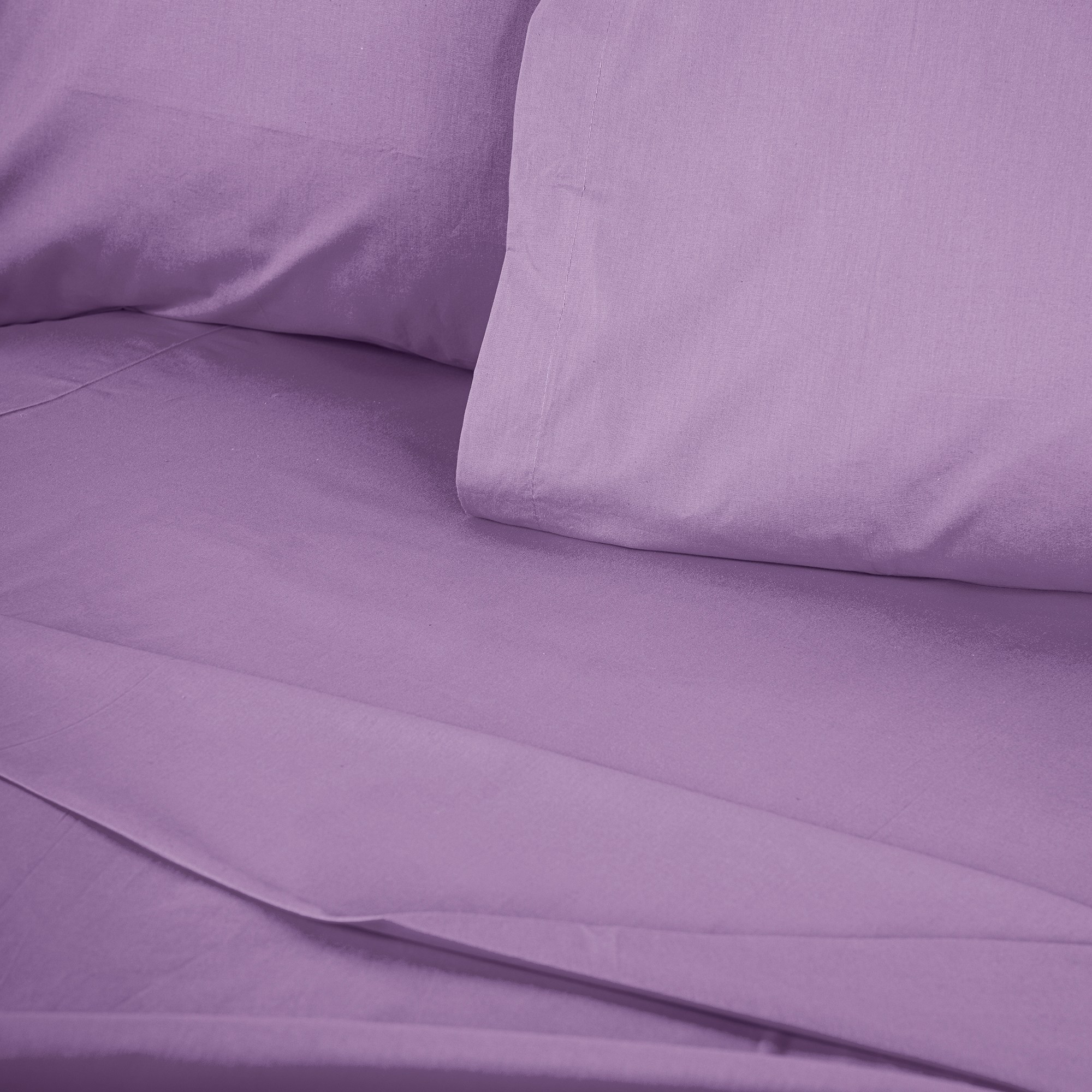 Fitted sheet Cotton Purple 100cm x 200cm