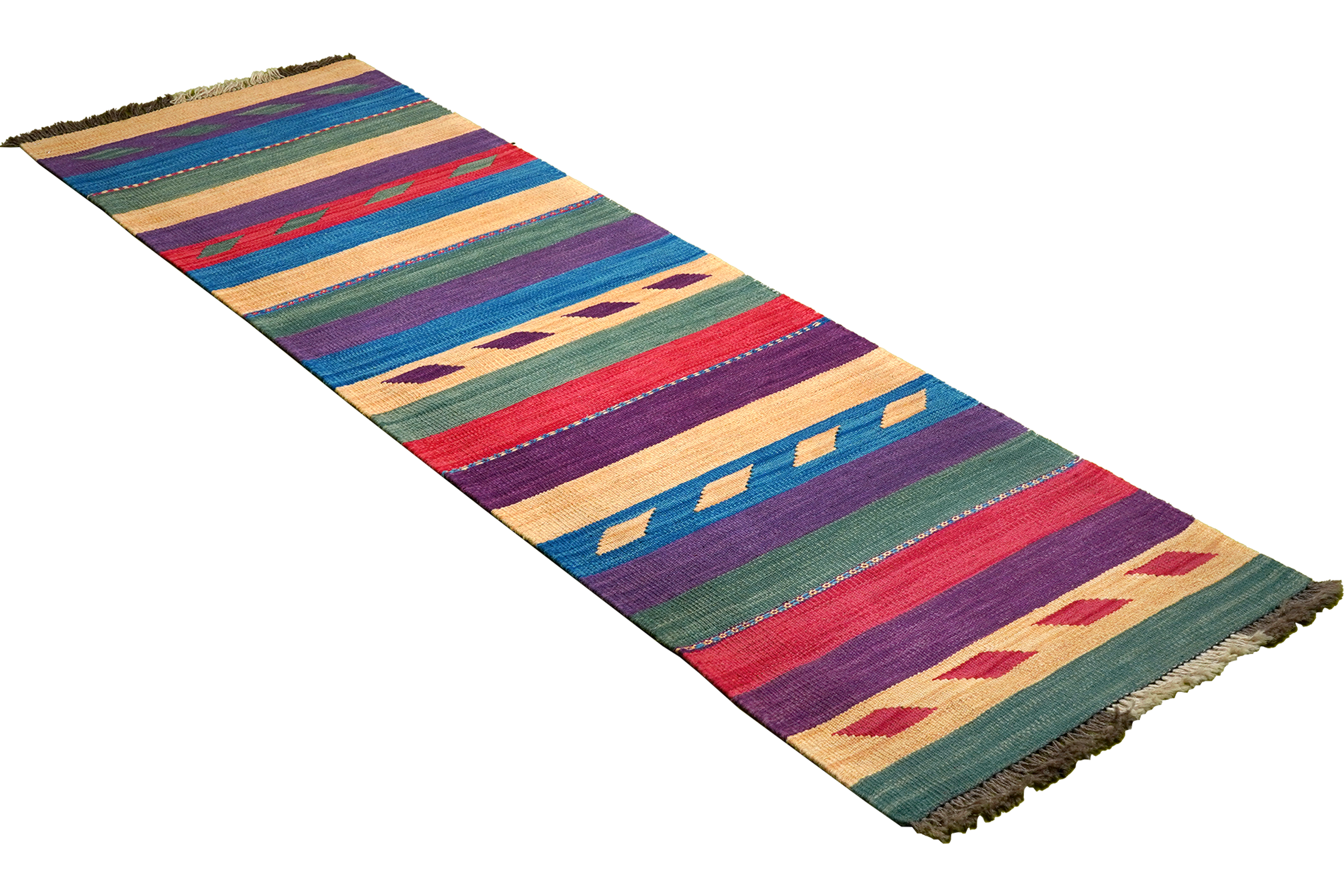 Kilim Gashgai Teppich Mehrfarbig