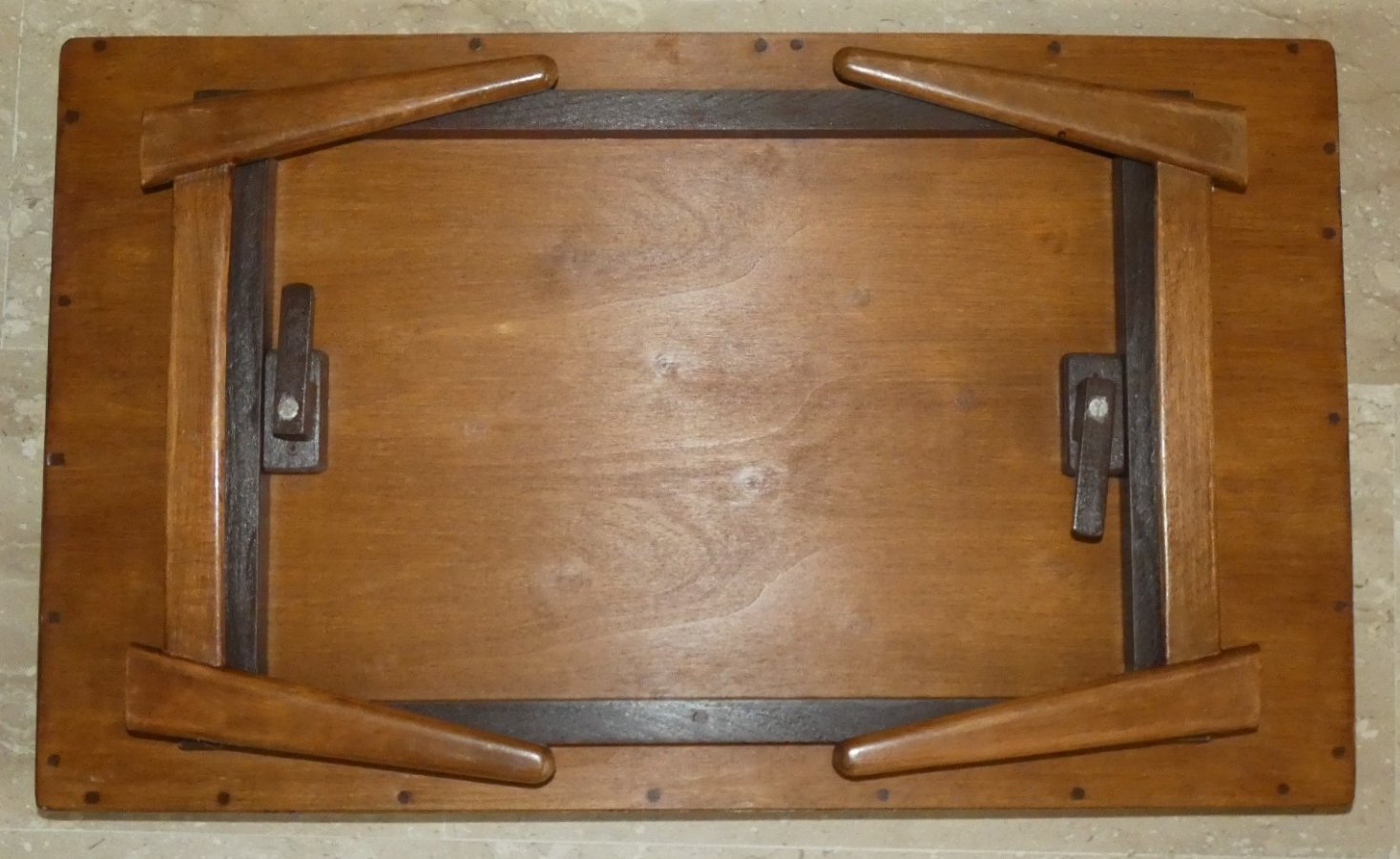 Couchtischtablett Art-déco Holz 1930er Jahre