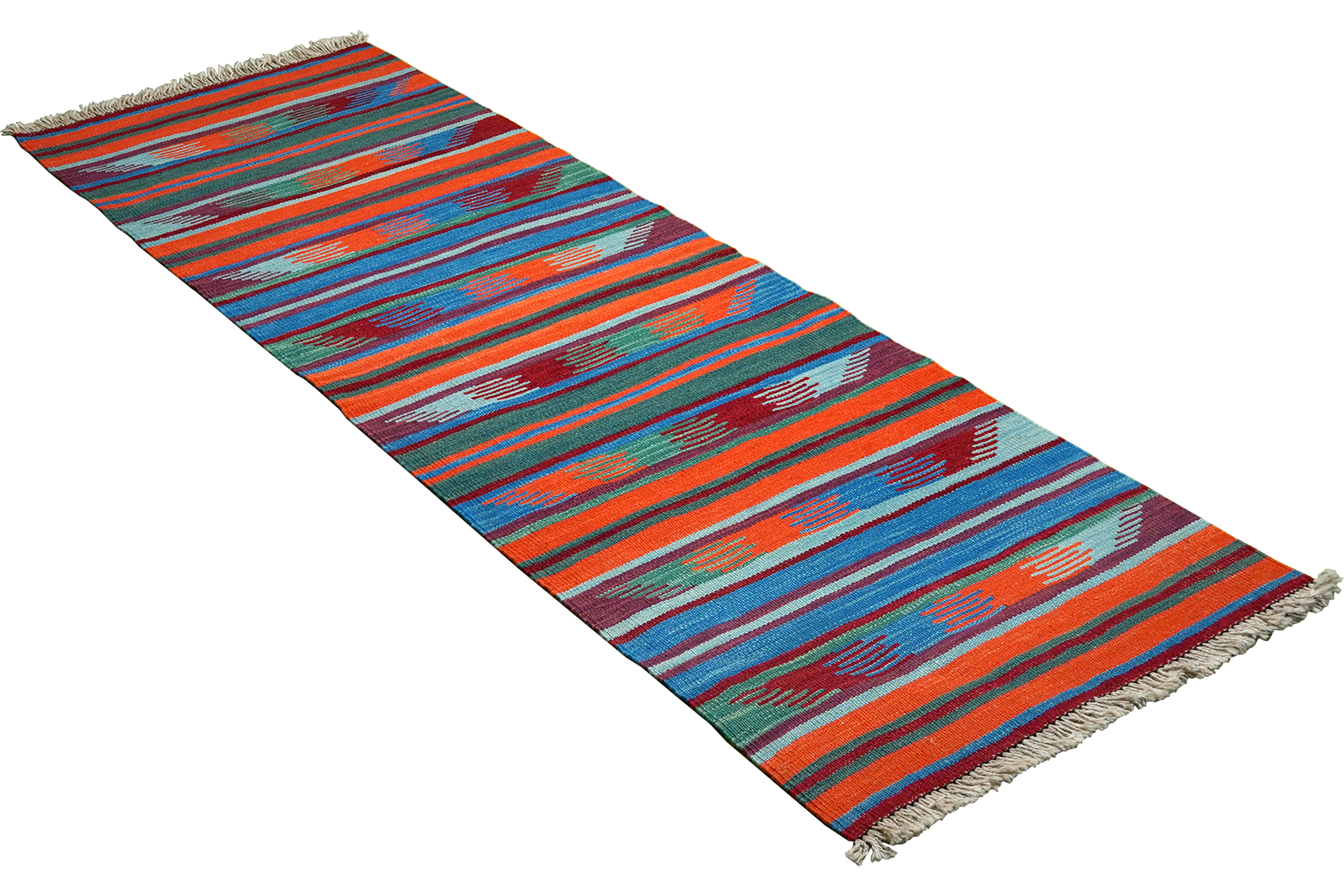 Kelim Gashgai Carpet Wool Multicolor