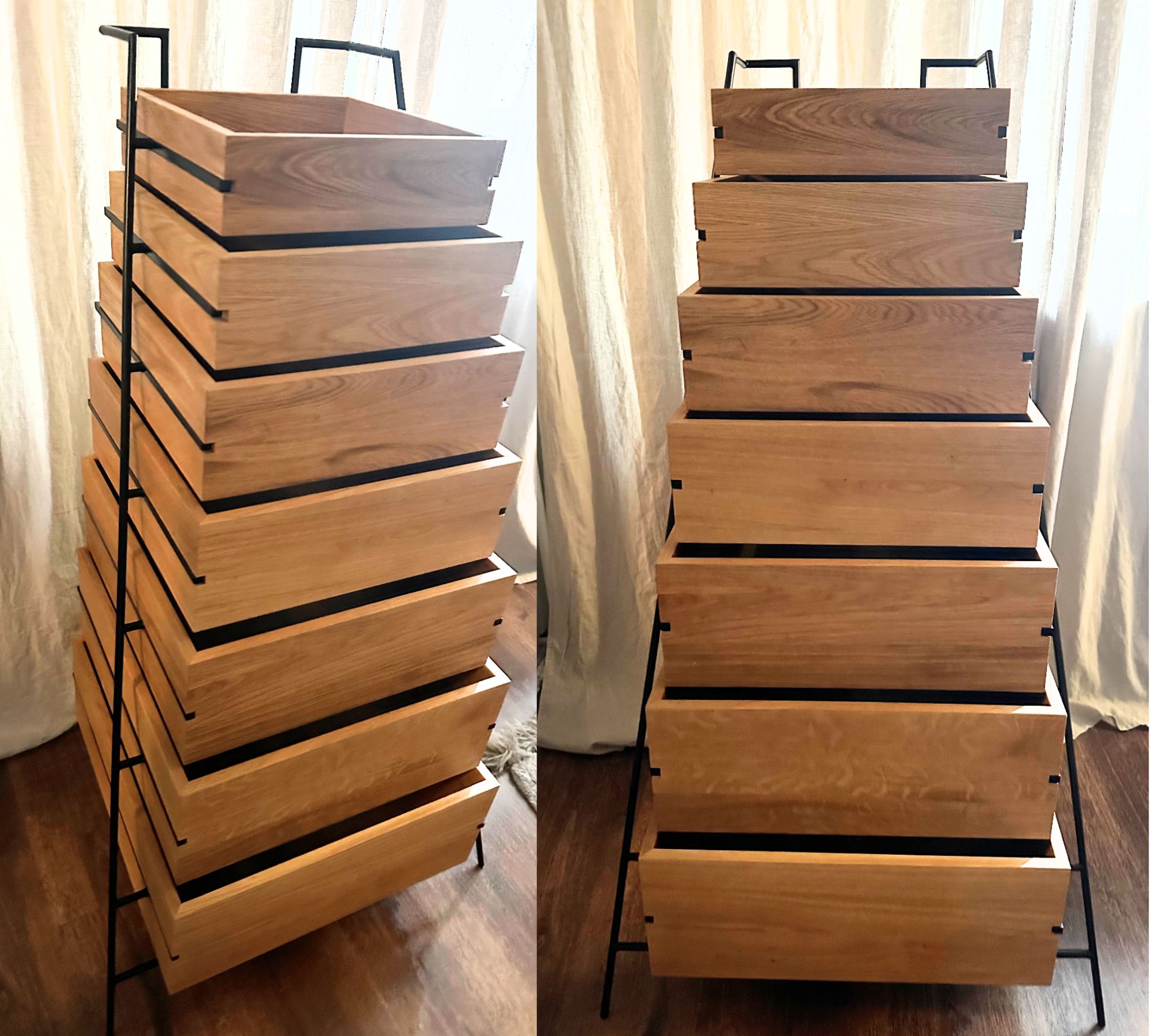Sutoa Schubladenregal Frama Holz Natur