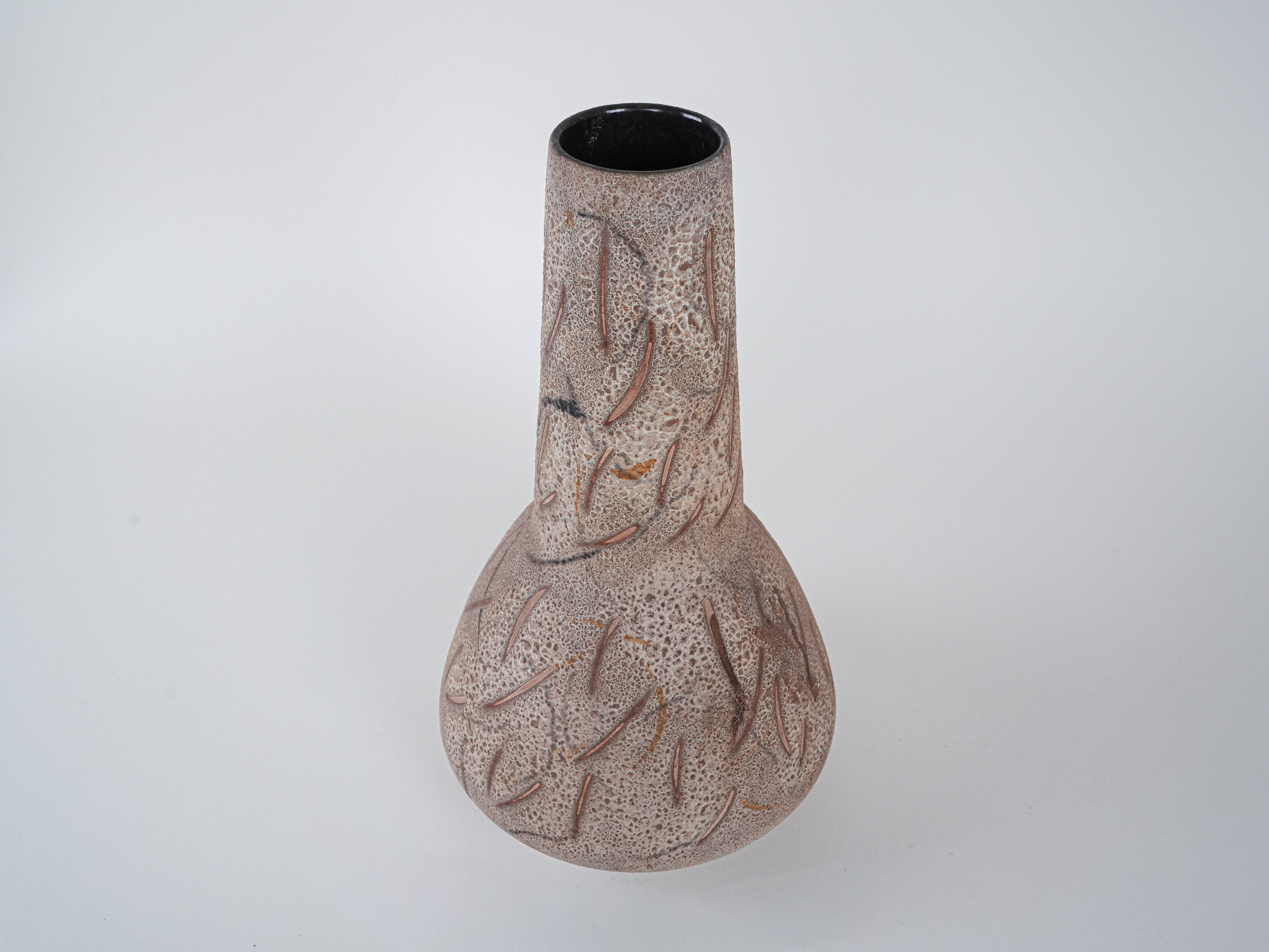 Keramik-Boho-Vase 1960er Jahre