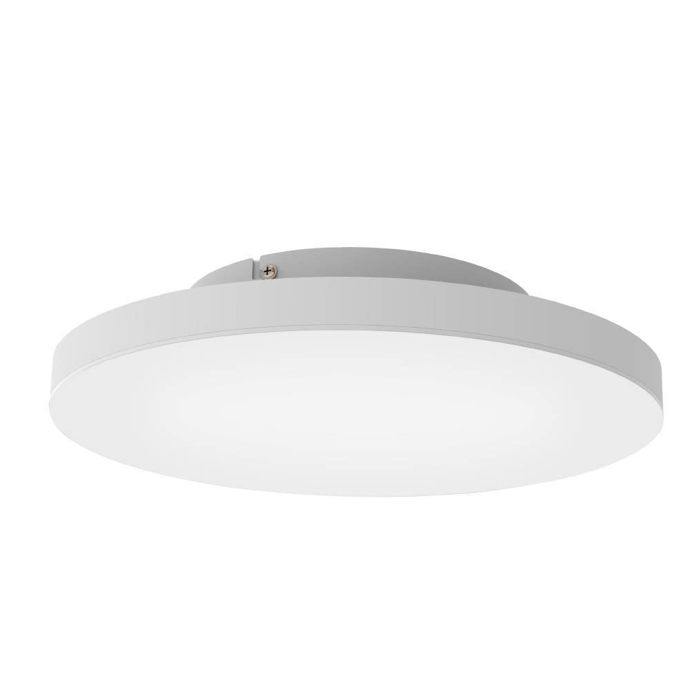 LED Deckenleuchte Turcona Z Rund Aluminium Kunststoff Weiß