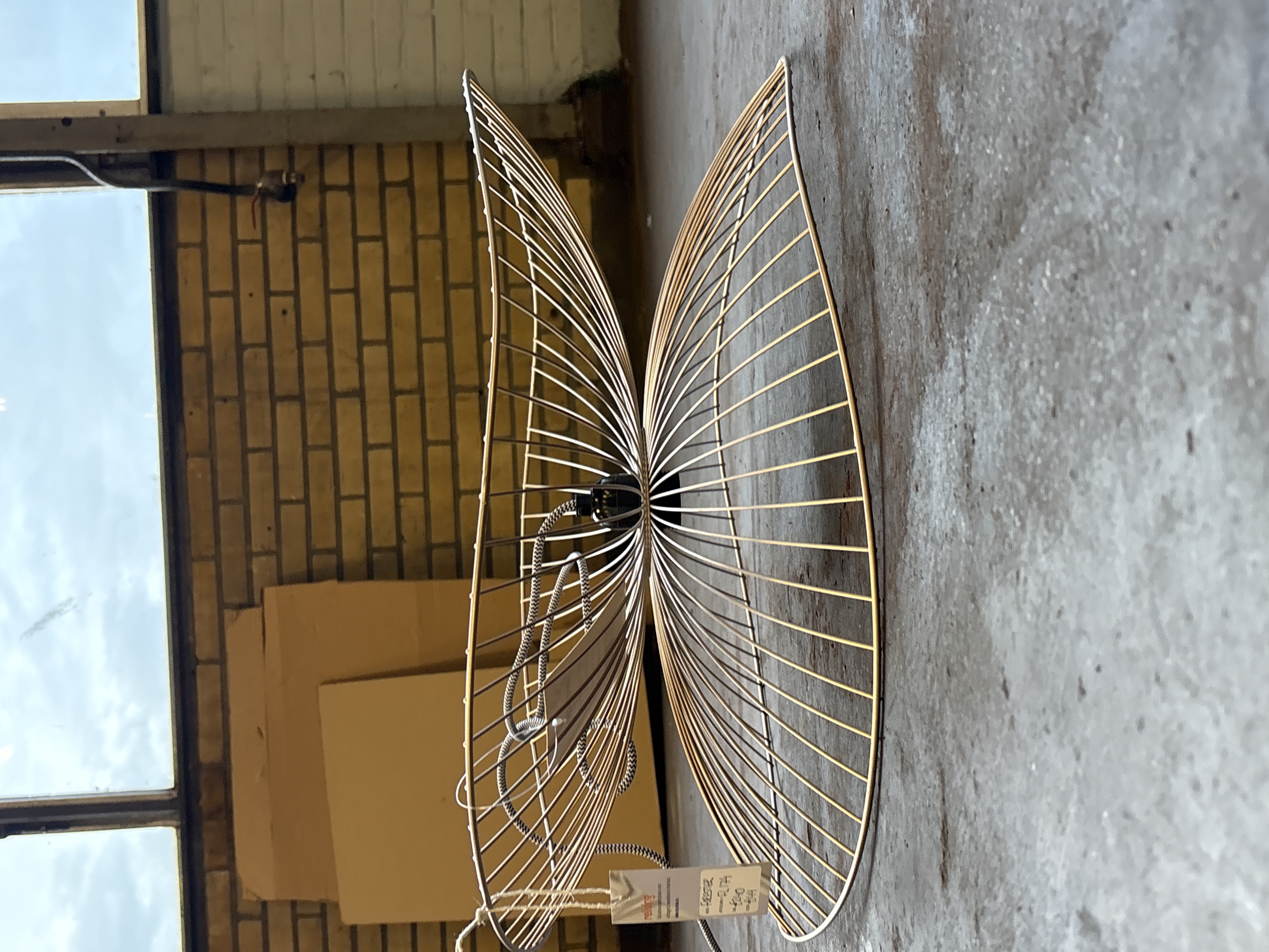 Libellule Hängelampe Metal Gold Ø 56cm